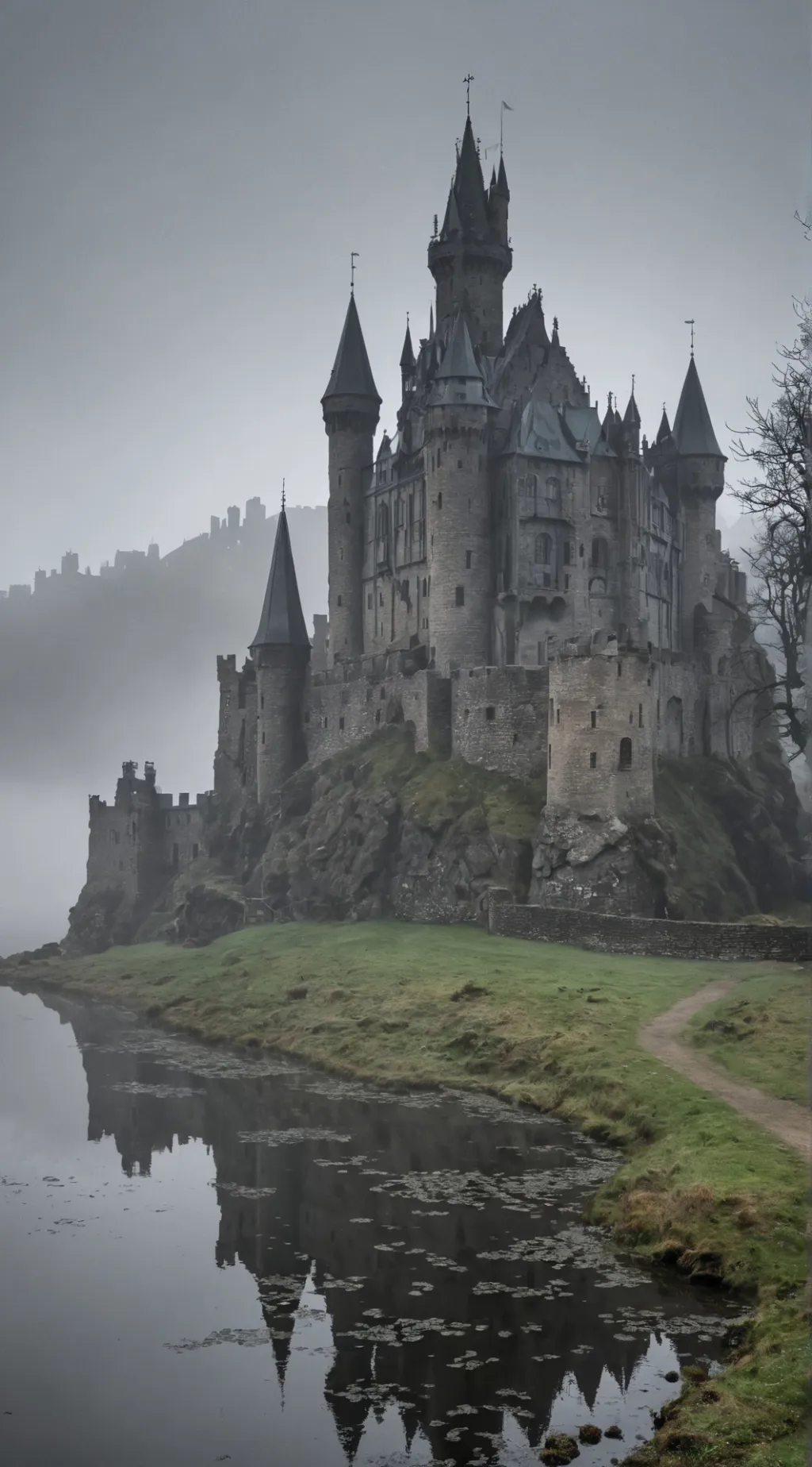 ai character: A Door in the Dark background