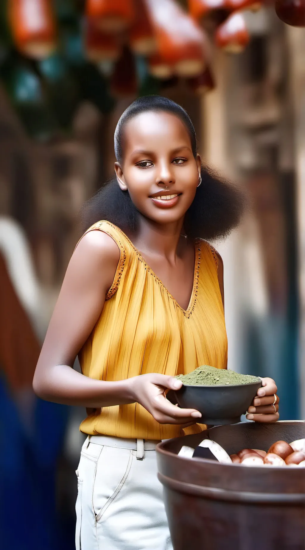 ai character: amira background