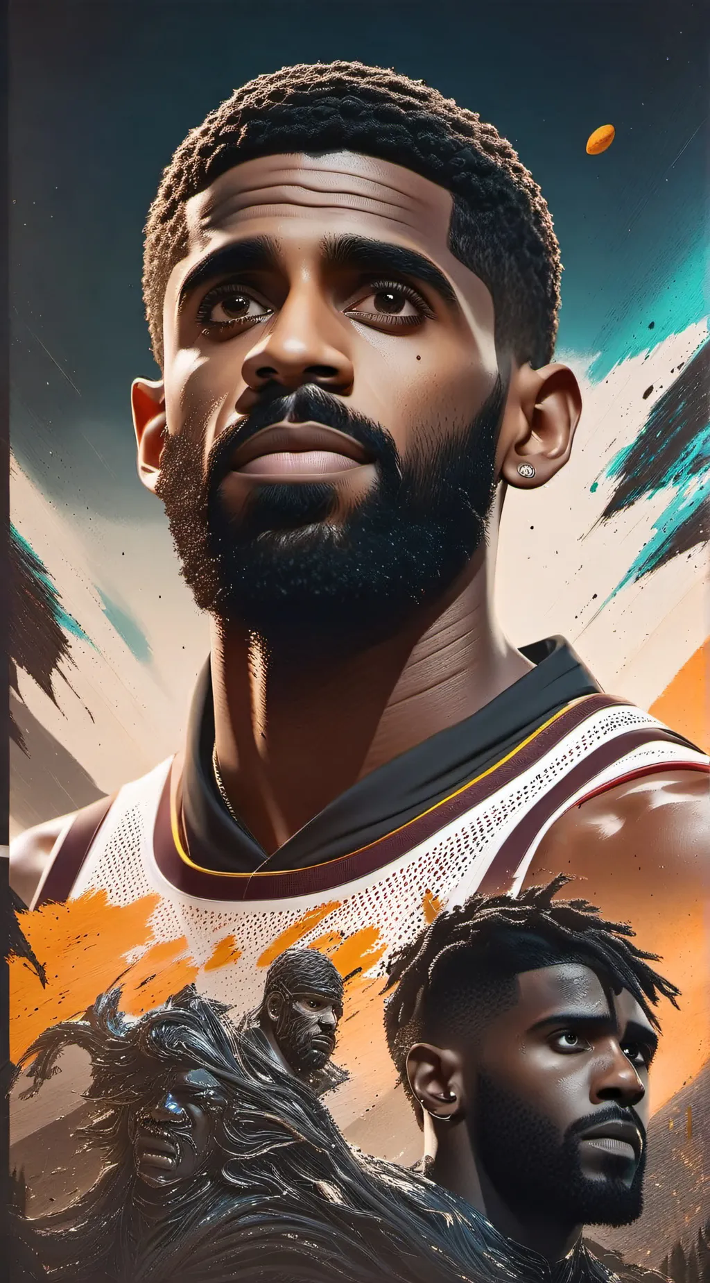 ai character: Kyrie Irving ￼ background