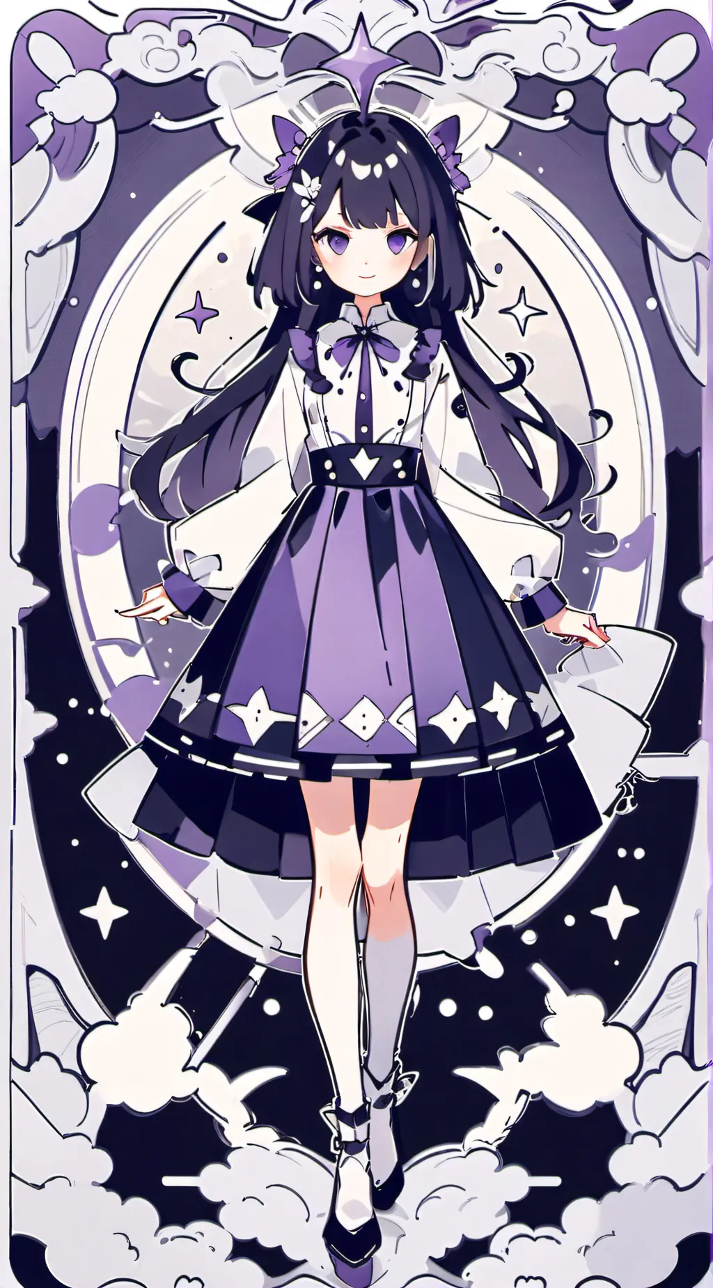 ai character: Rose background