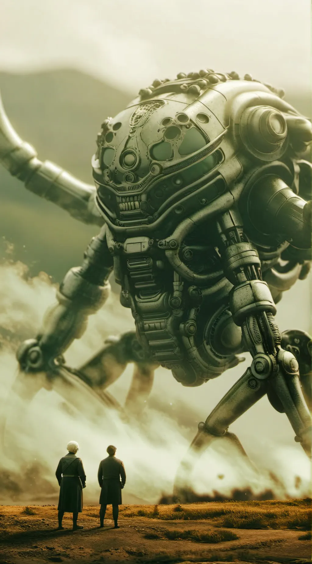 ai character: alien mach background