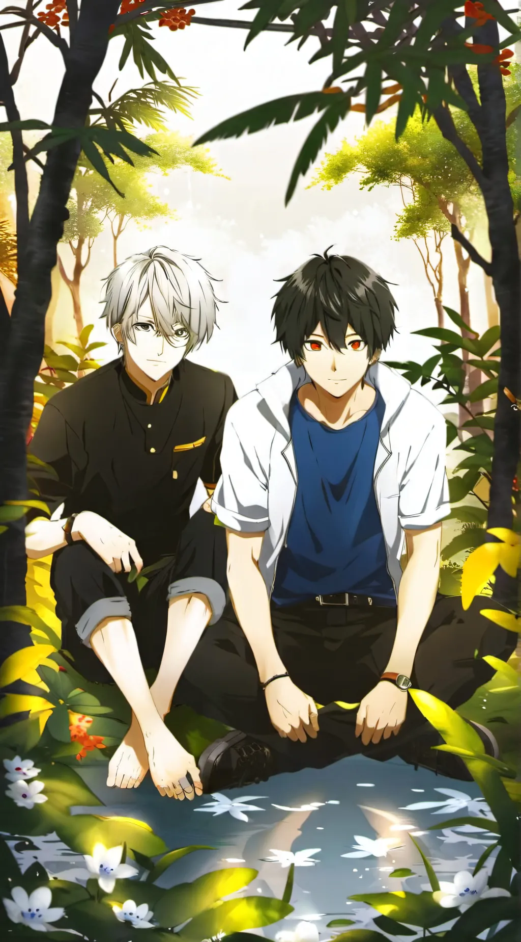 ai character: Baguko and Todorki background