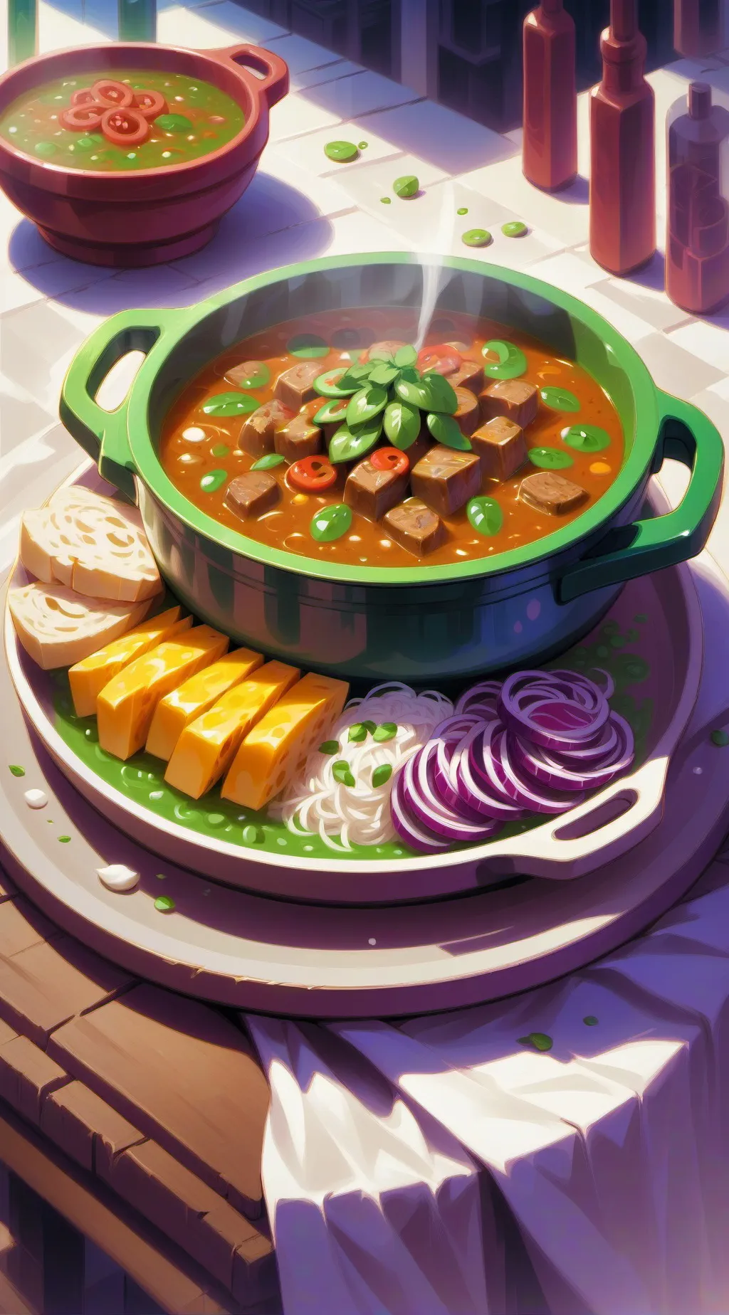 ai character: guiso de mierda background