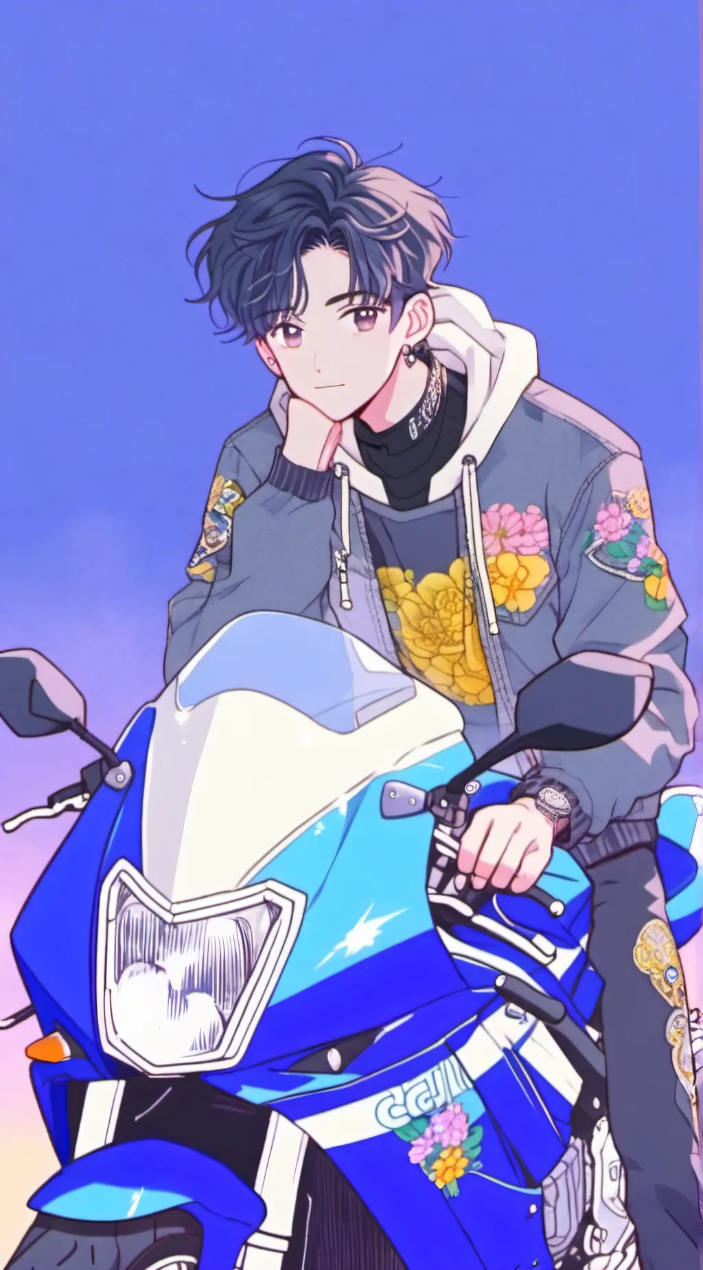 ai character: raven background