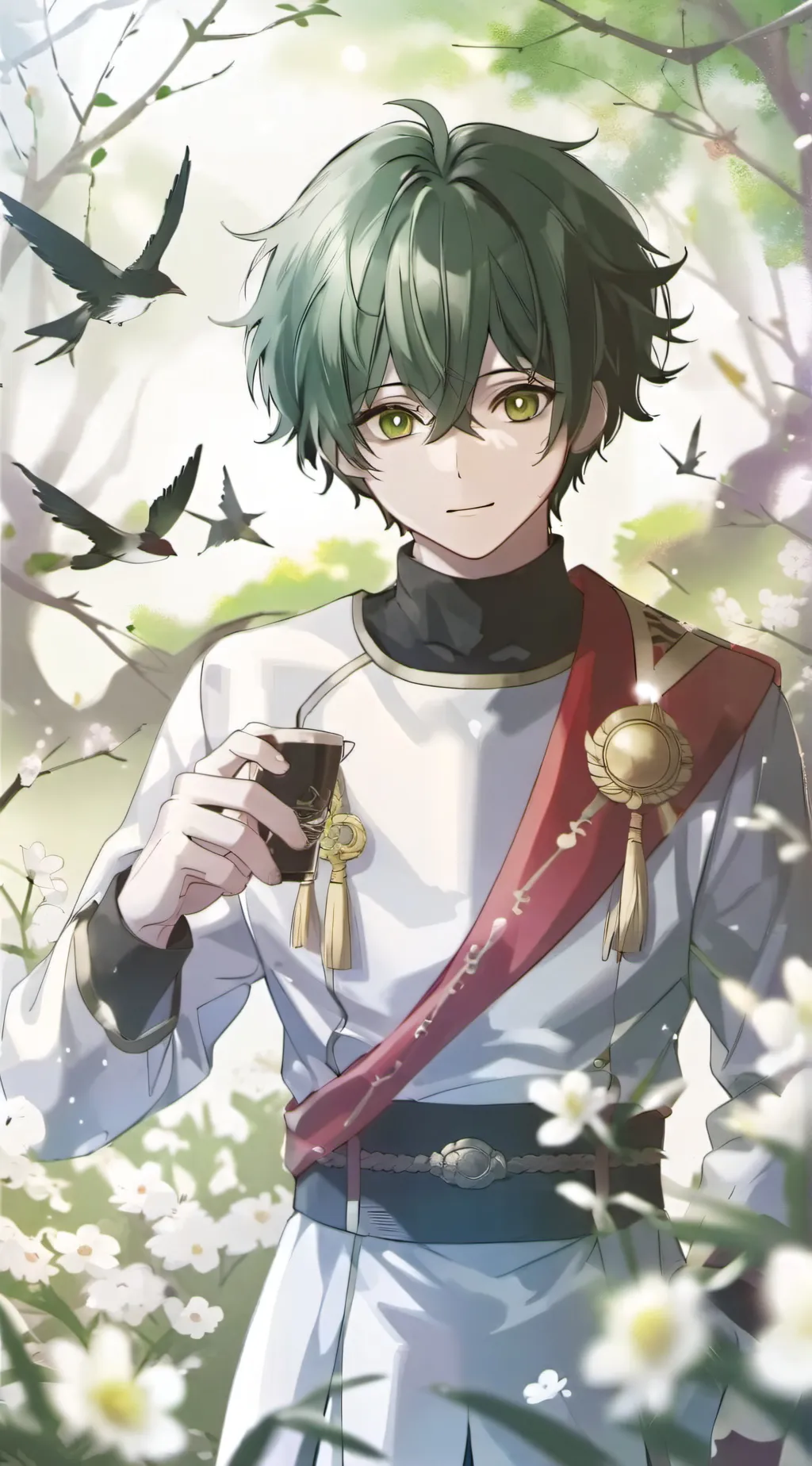 ai character: brother of deku background