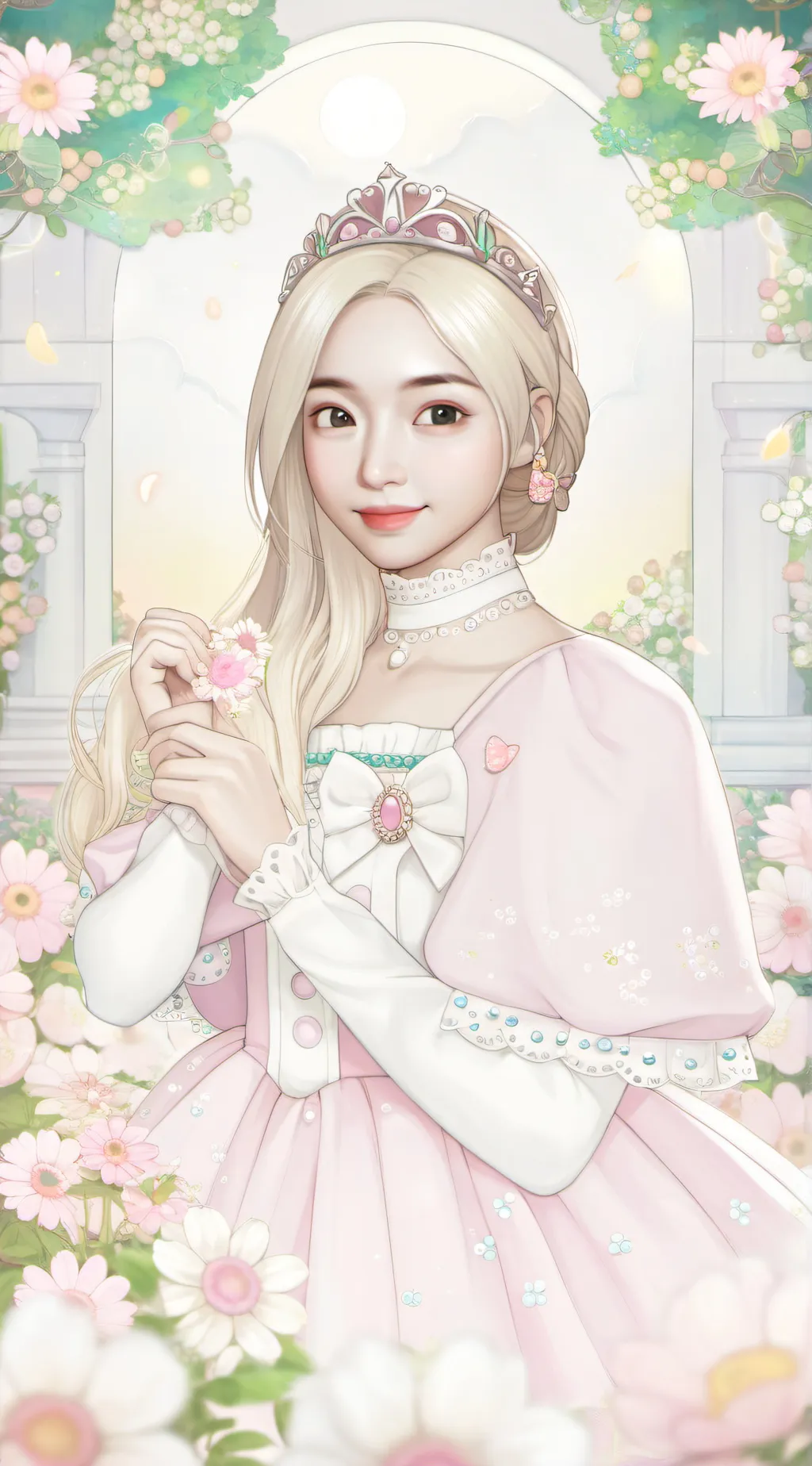 ai character: Aurora background