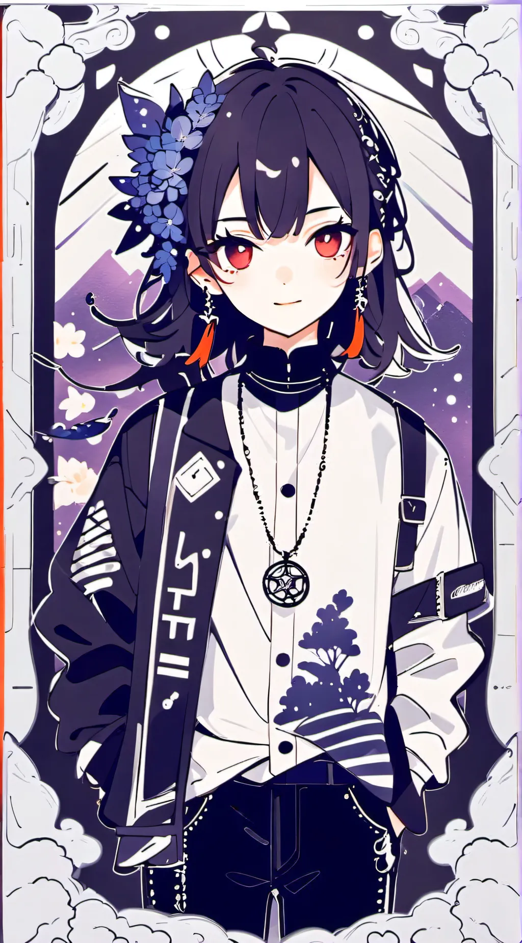 ai character: ◇-CORAL-◇ background