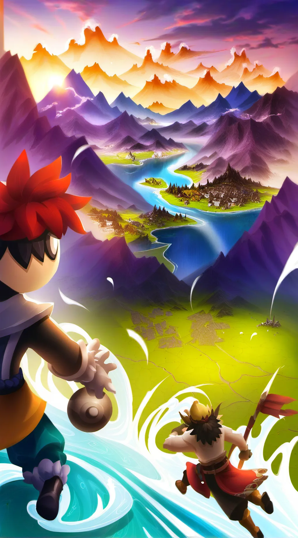 ai character: Mary goes background