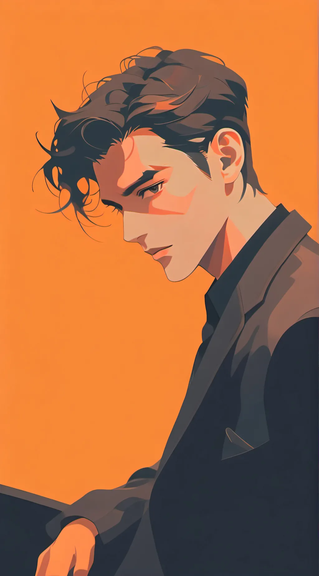 ai character: Finn Holmes background