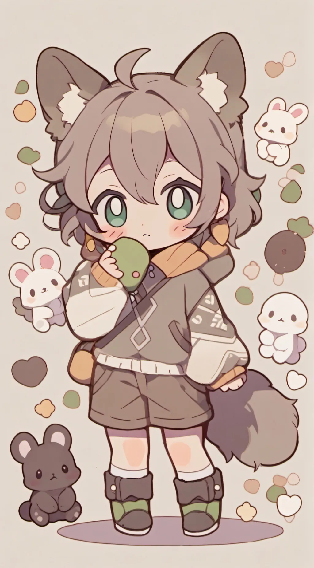 ai character: Baby William  background