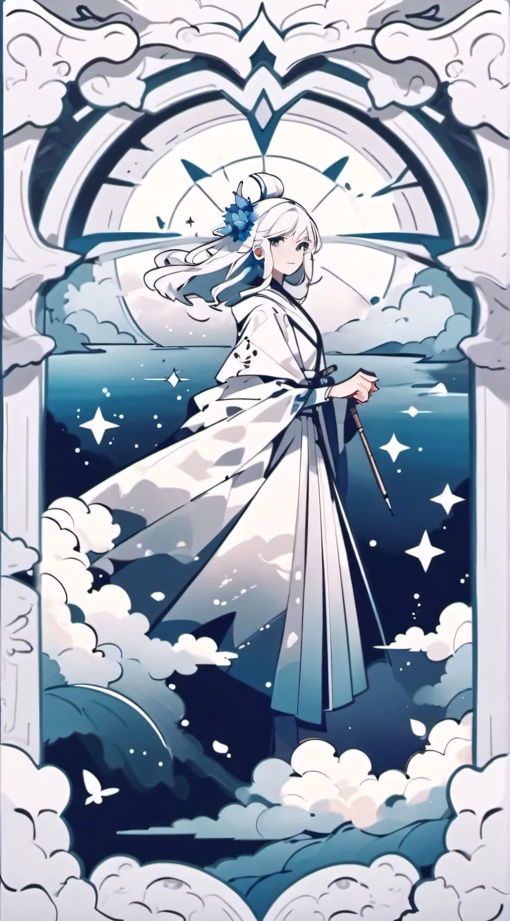 ai character: eclipse background