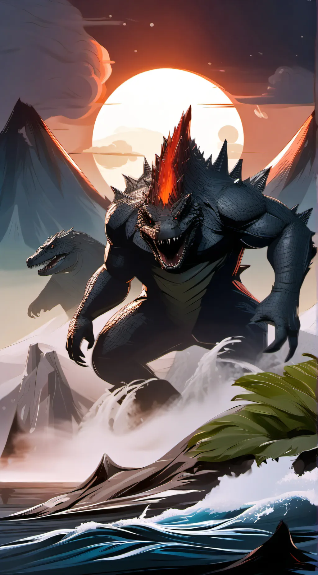 ai character: Crocodile's Fury background