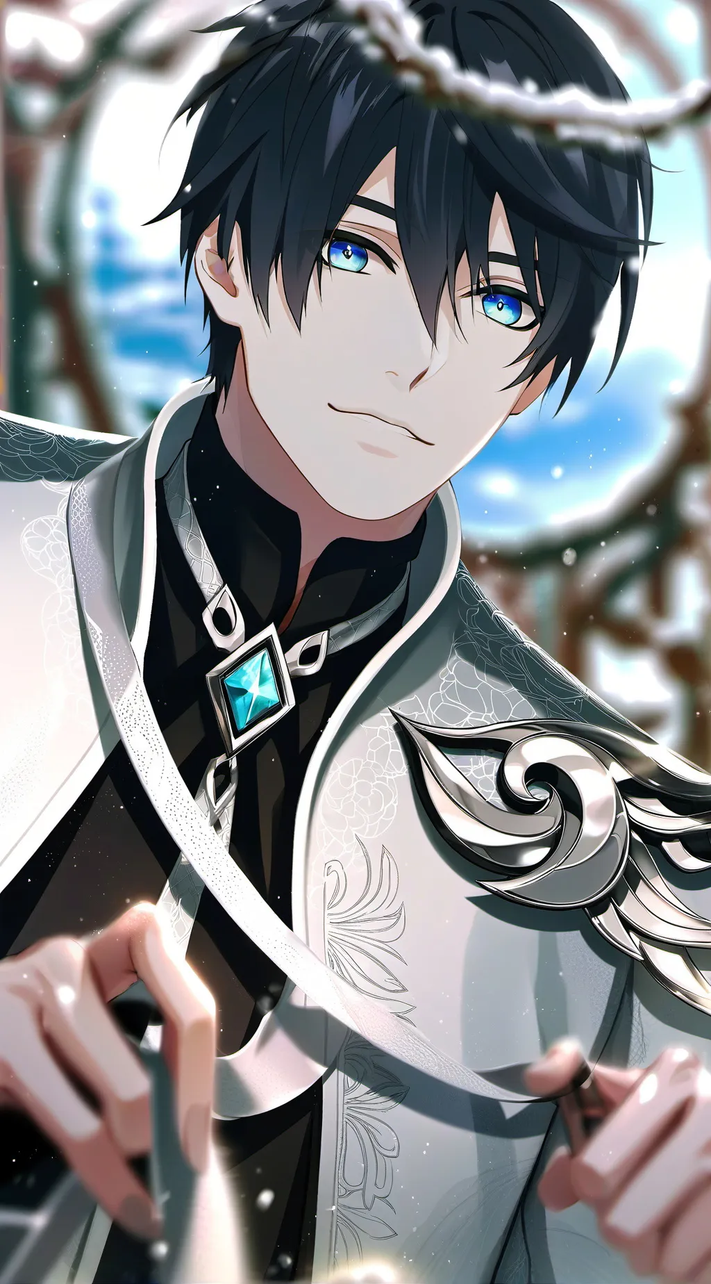 ai character: Leon  background