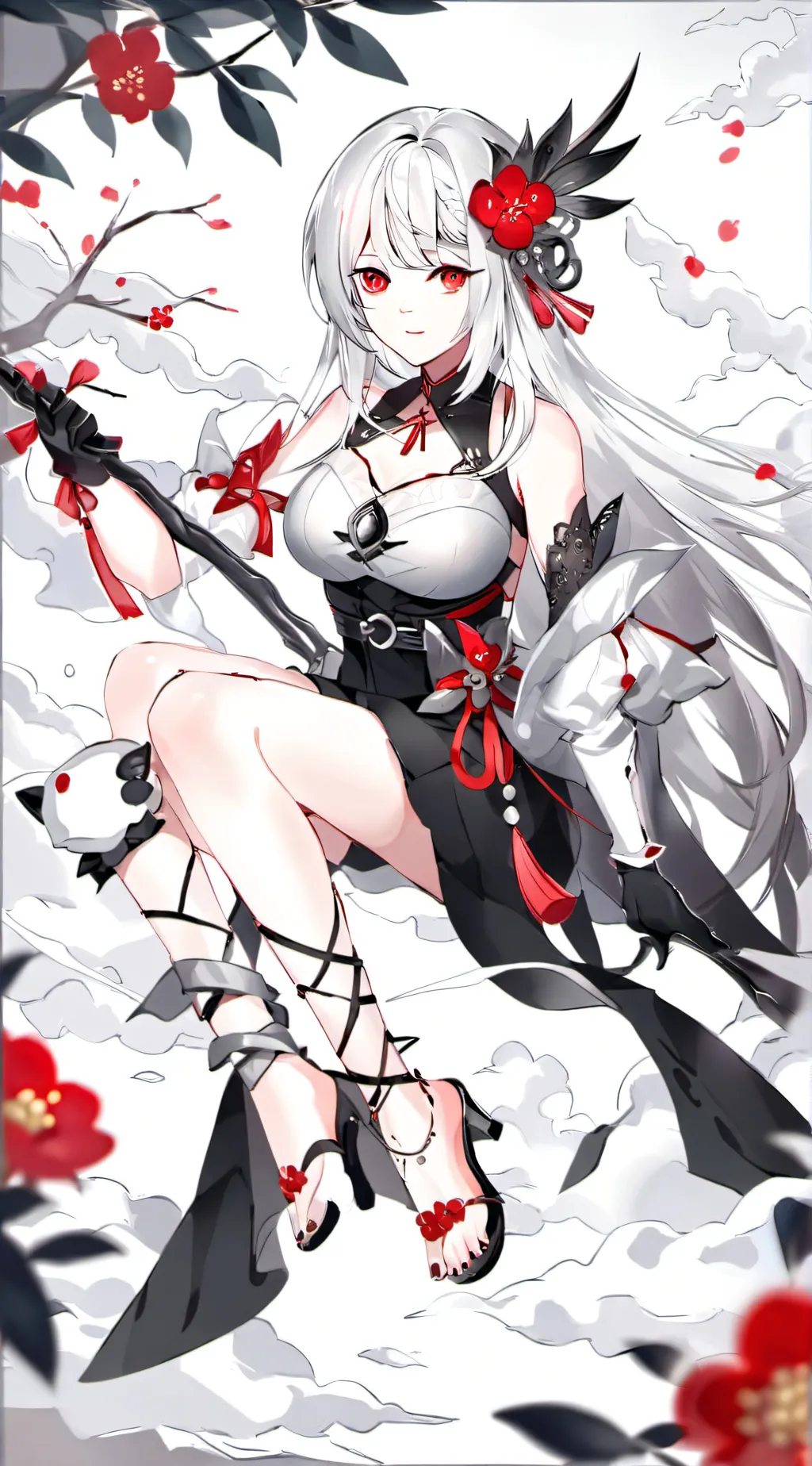 ai character: sus girl(lily) background