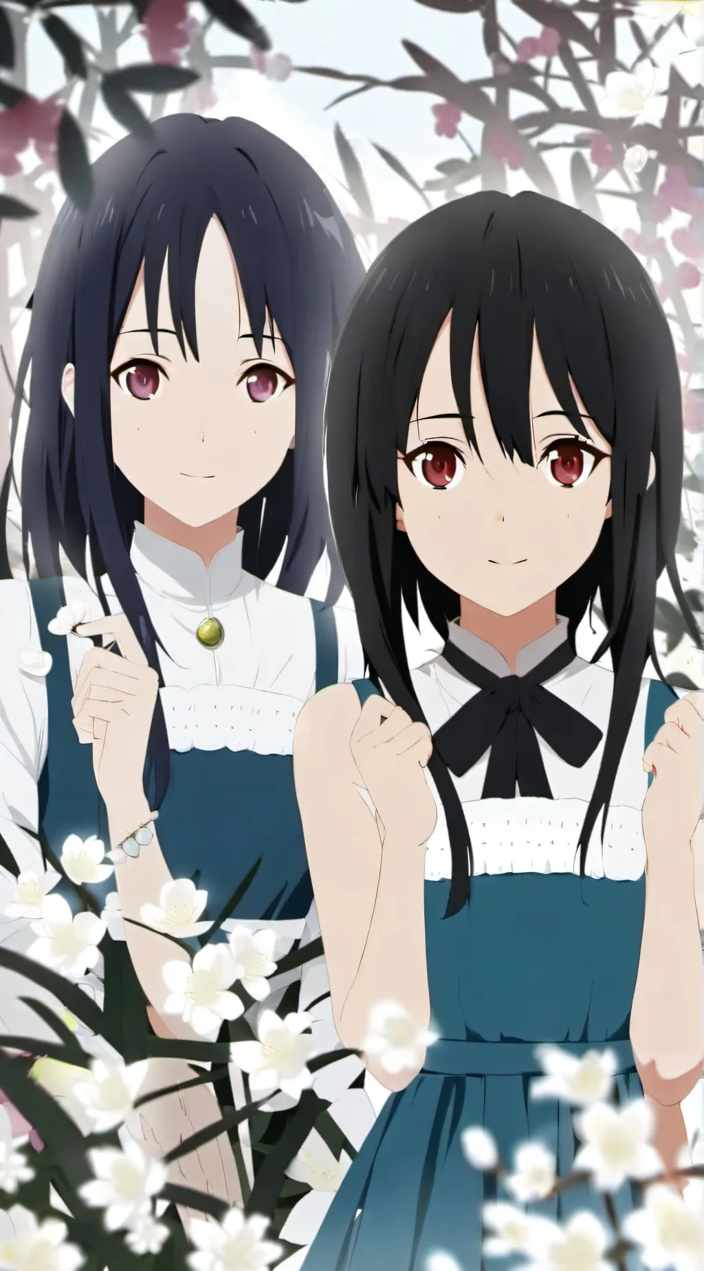 ai character: Emma and Phoebe background