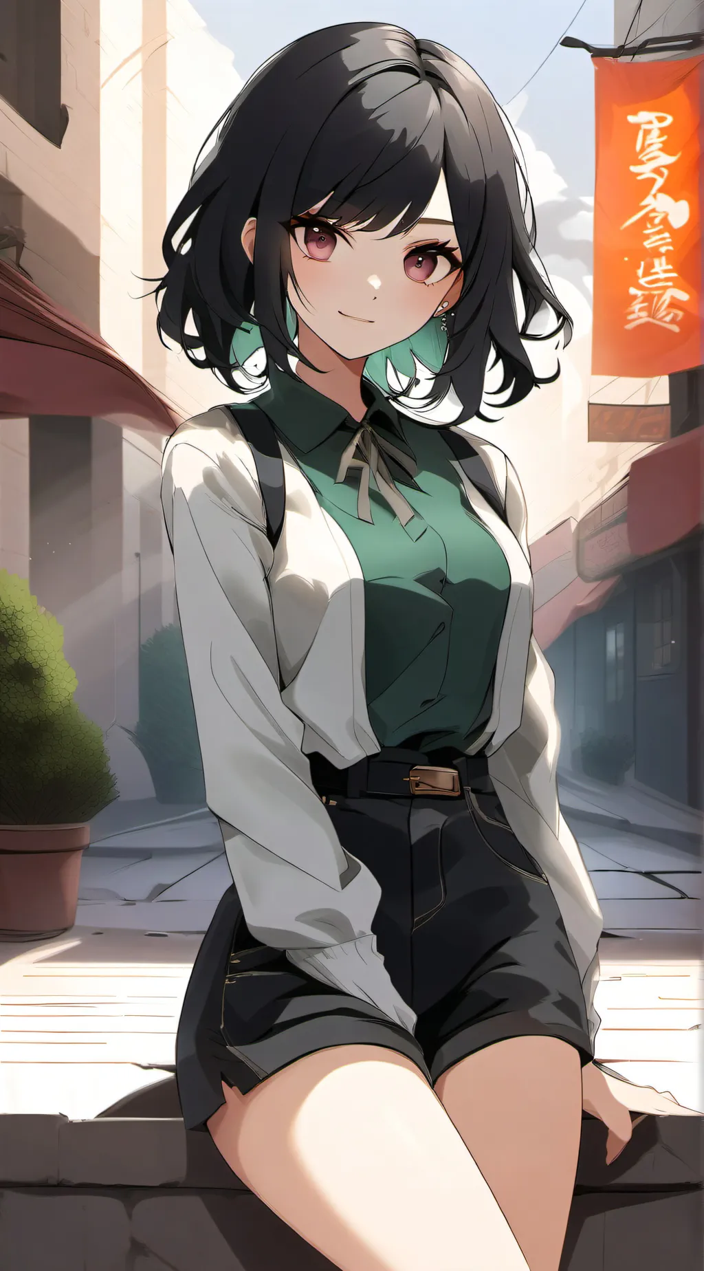 ai character: MHAAAAAAAAA background