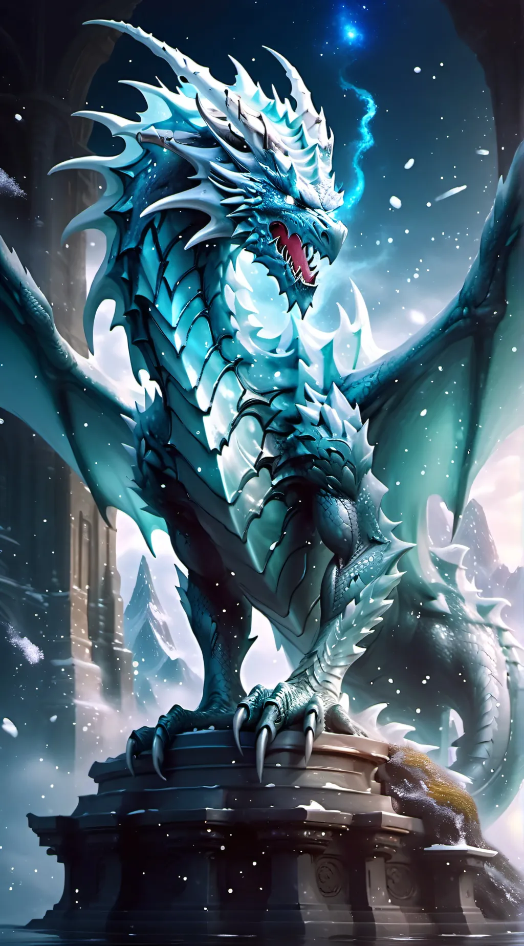 ai character: Lightning background