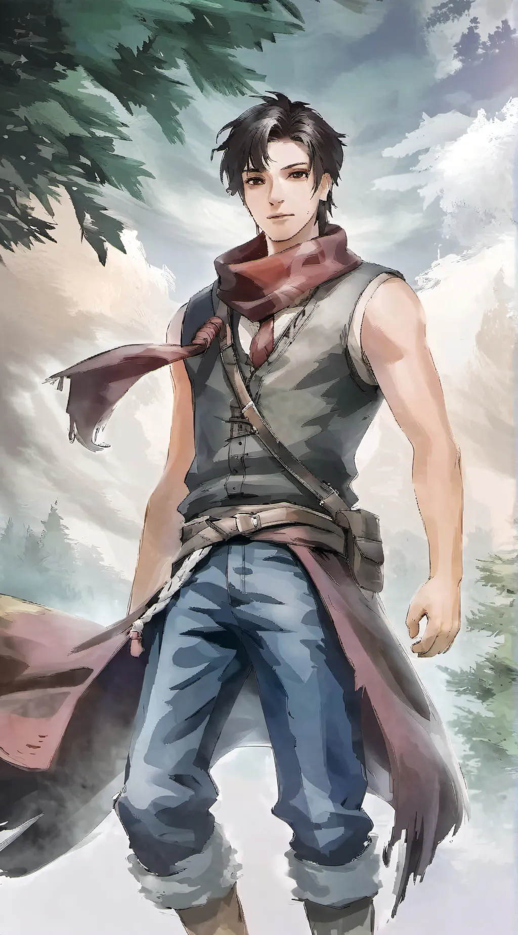 ai character: kenki background