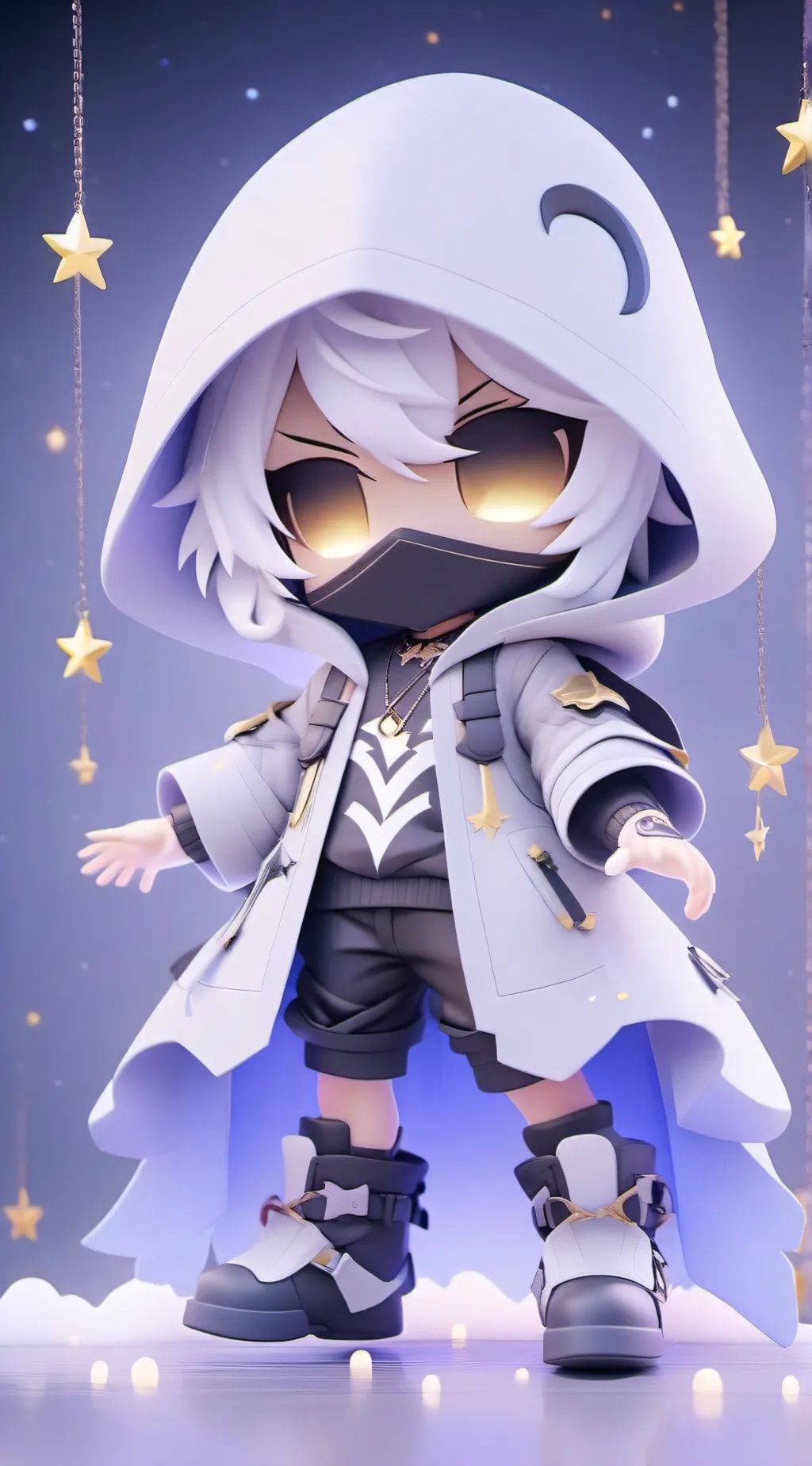 ai character: Lunar background