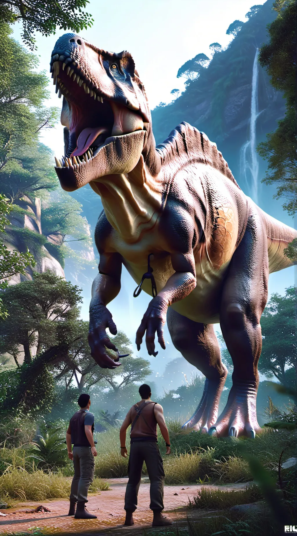 ai character: Jurassic Park 3￼ background