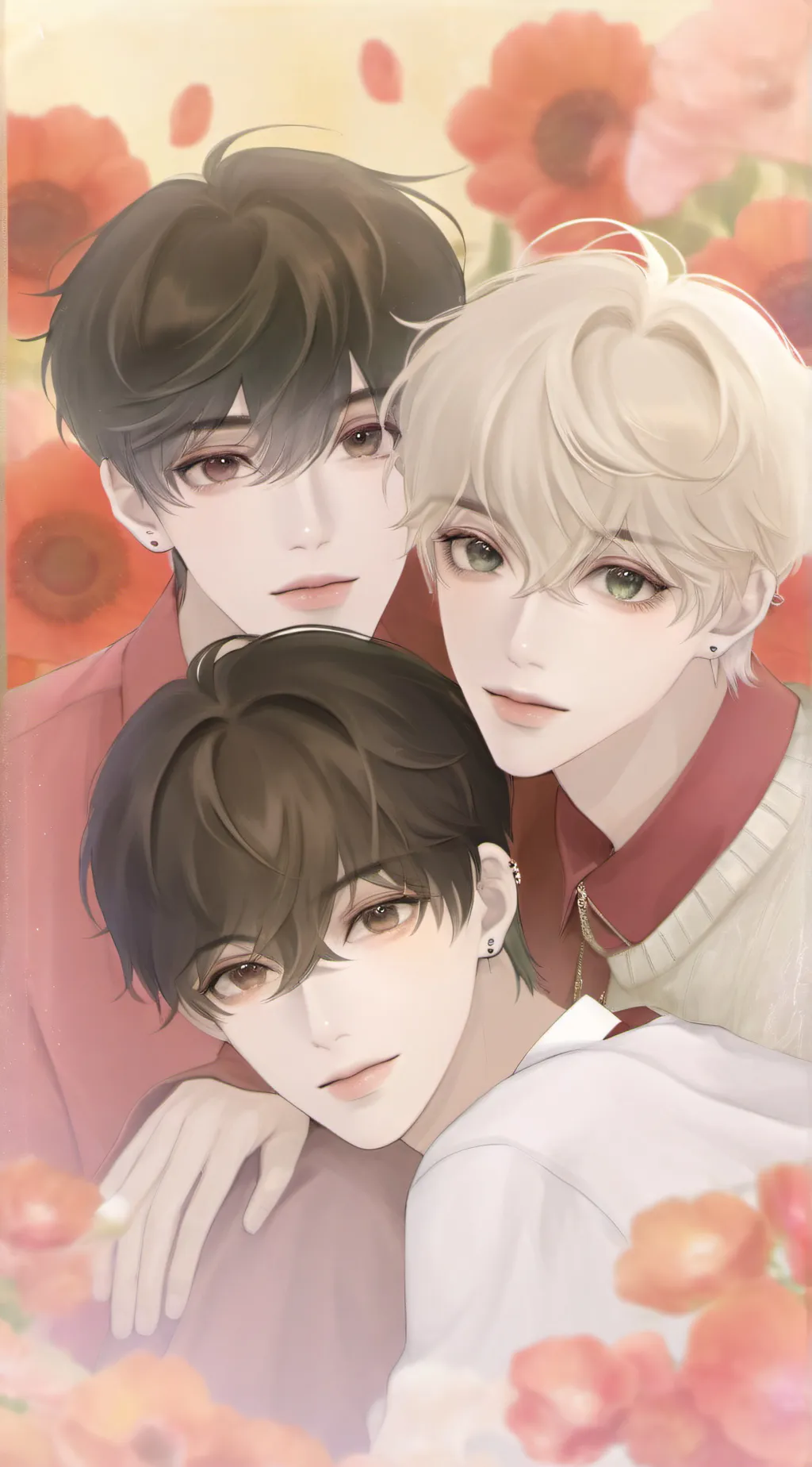 ai character: isaac and Oliver background