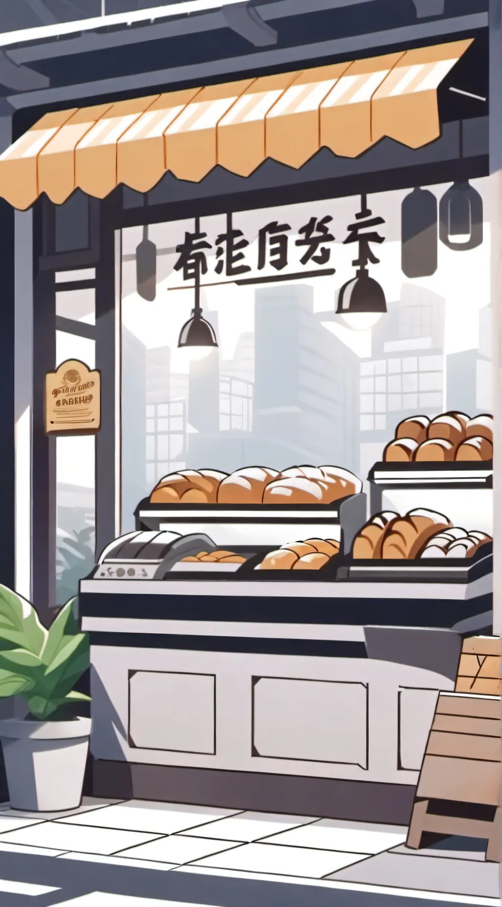 ai character: Bl x dw background