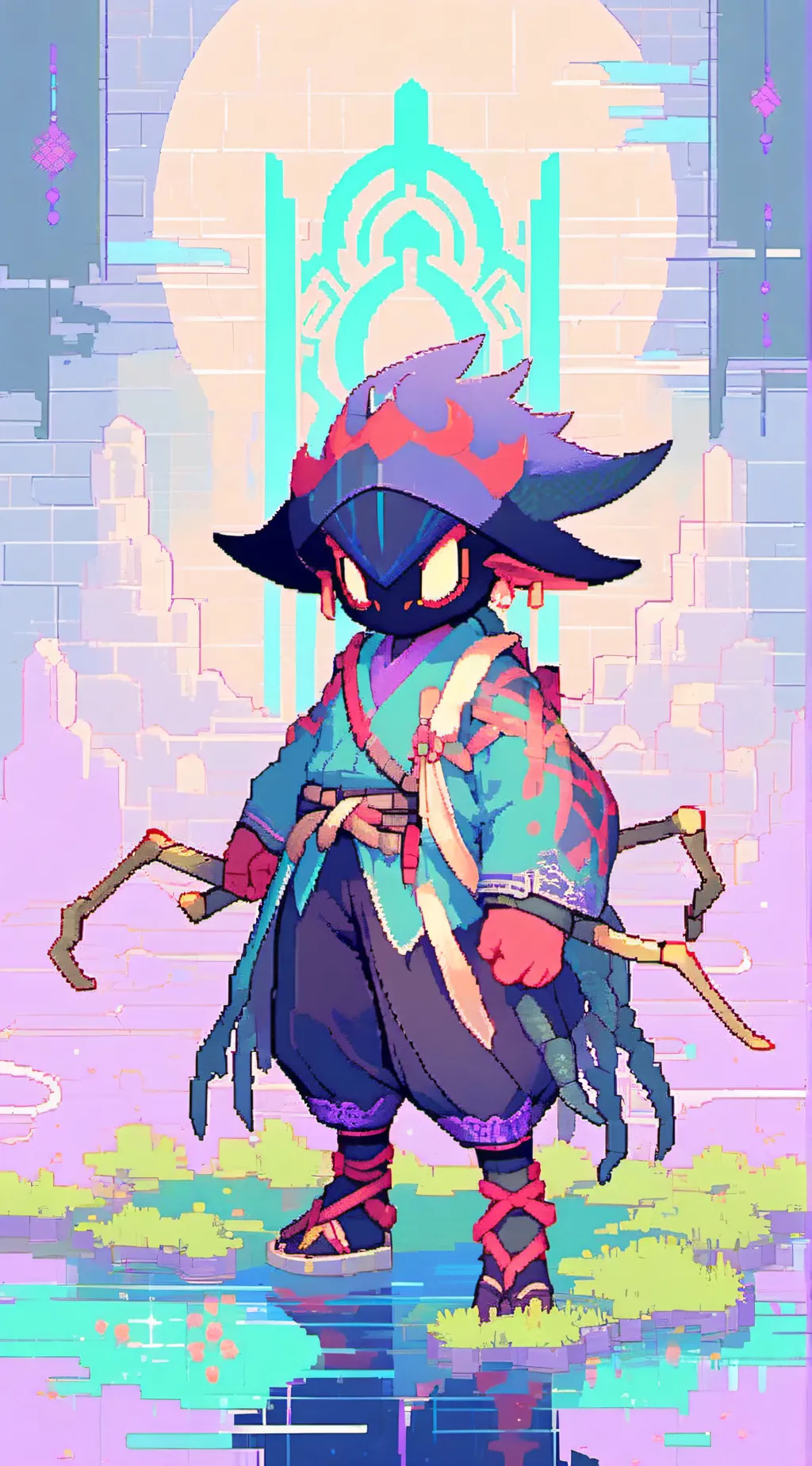 ai character: Arachnid background