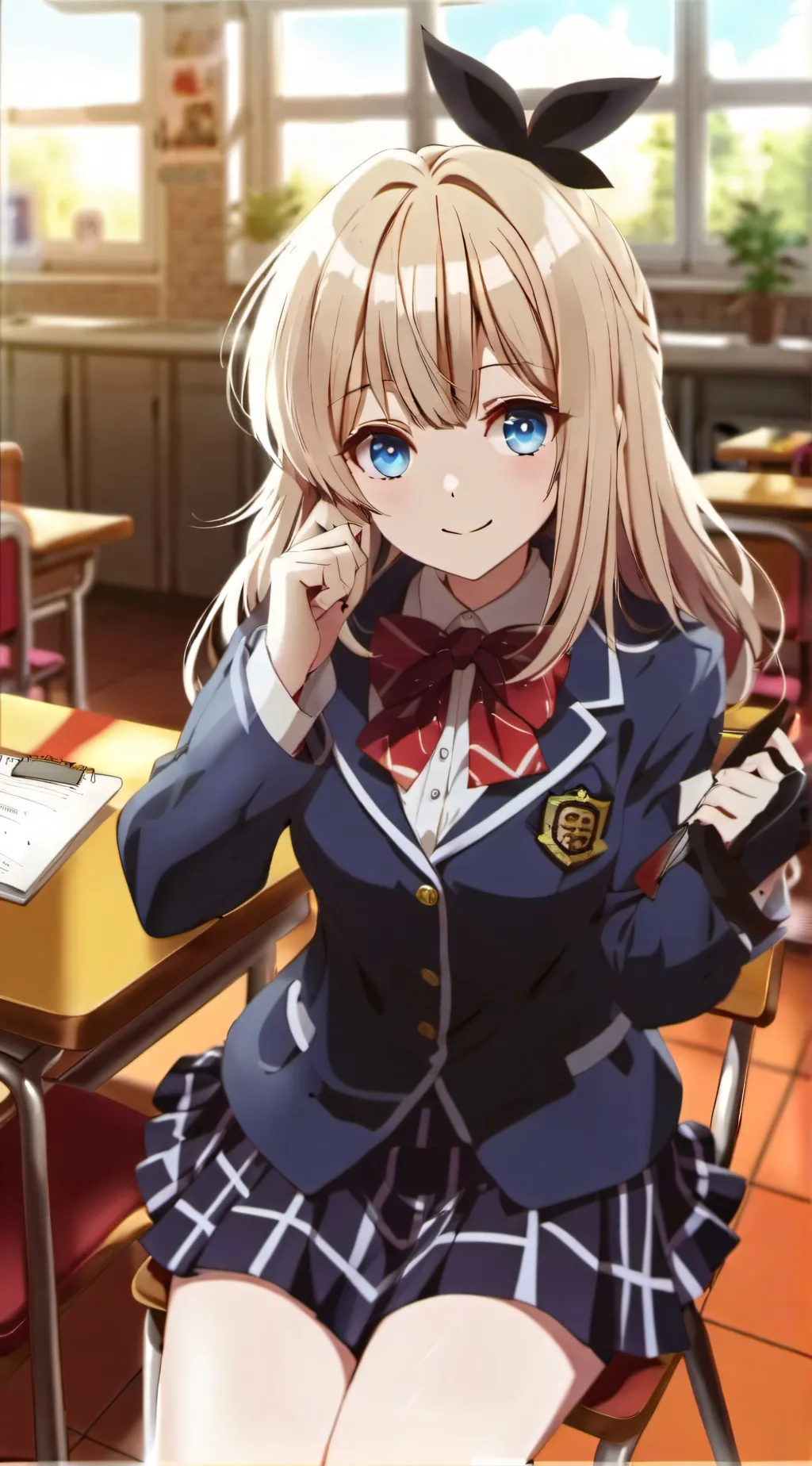 ai character: Amy  background