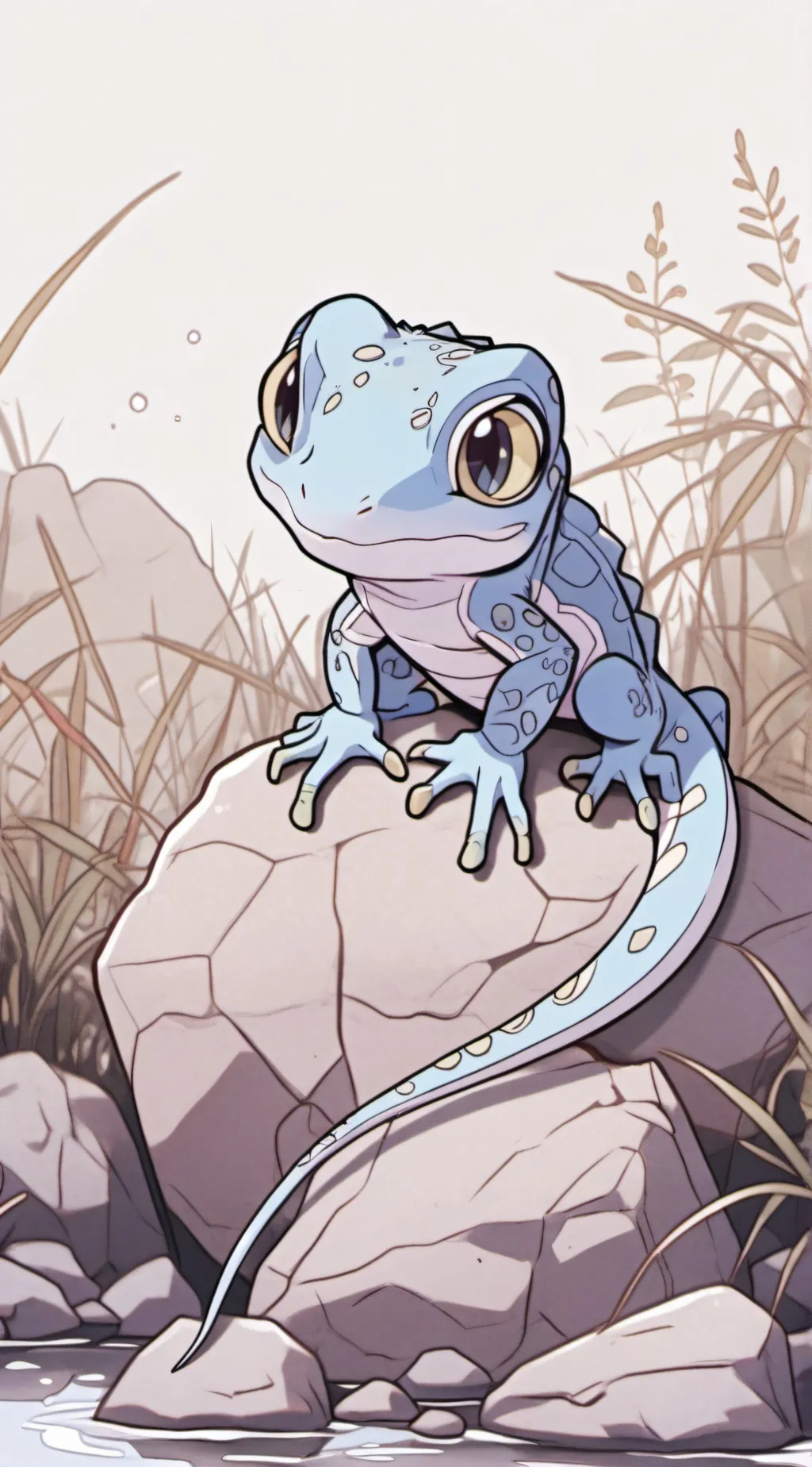 ai character: The dragon❤️  background