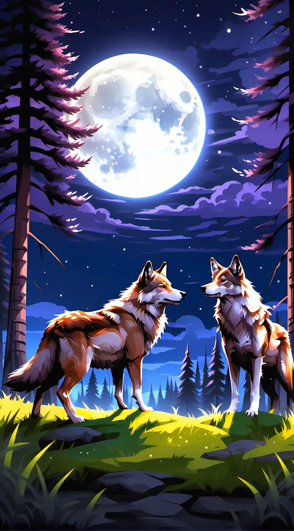 ai character: ✨wolfstar✨ background