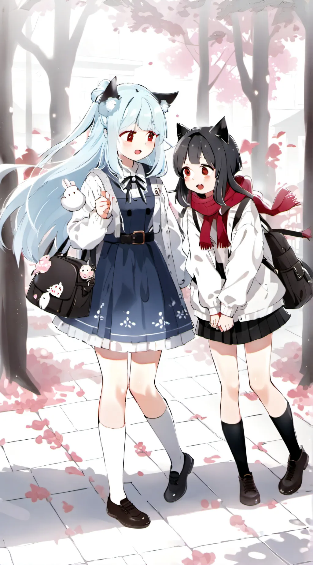 ai character: school drama background