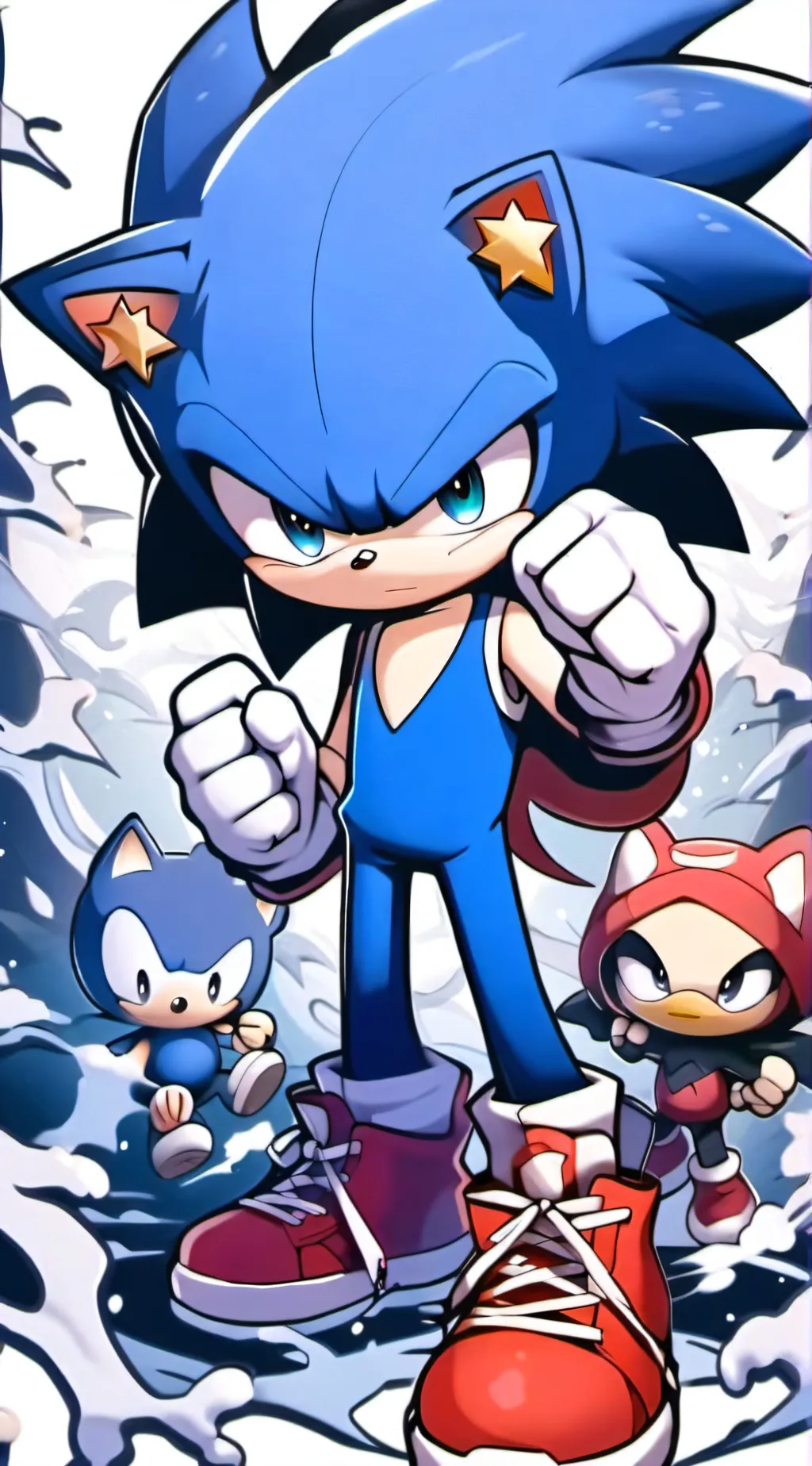 ai character: Sonic and crew background