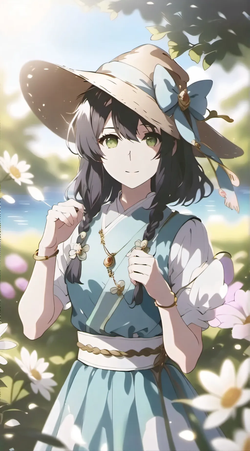 ai character: Meka background