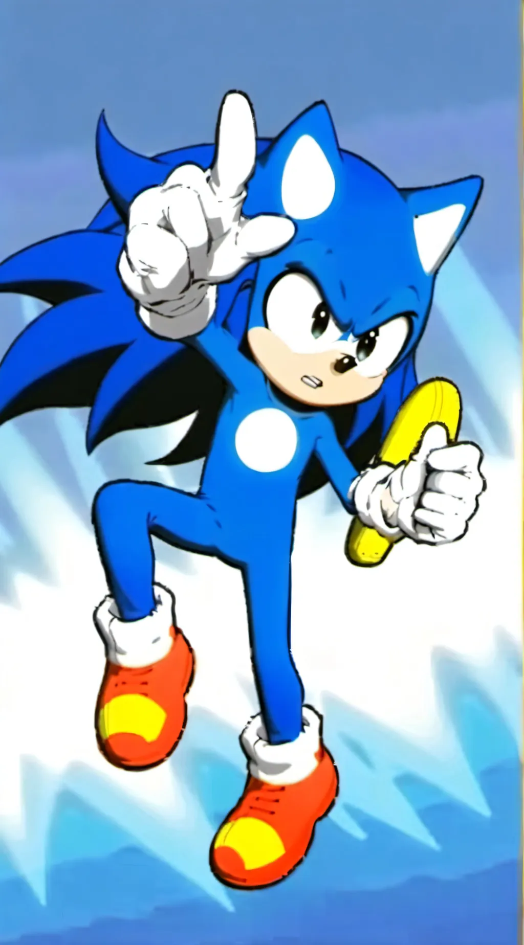 ai character: Sonic  background