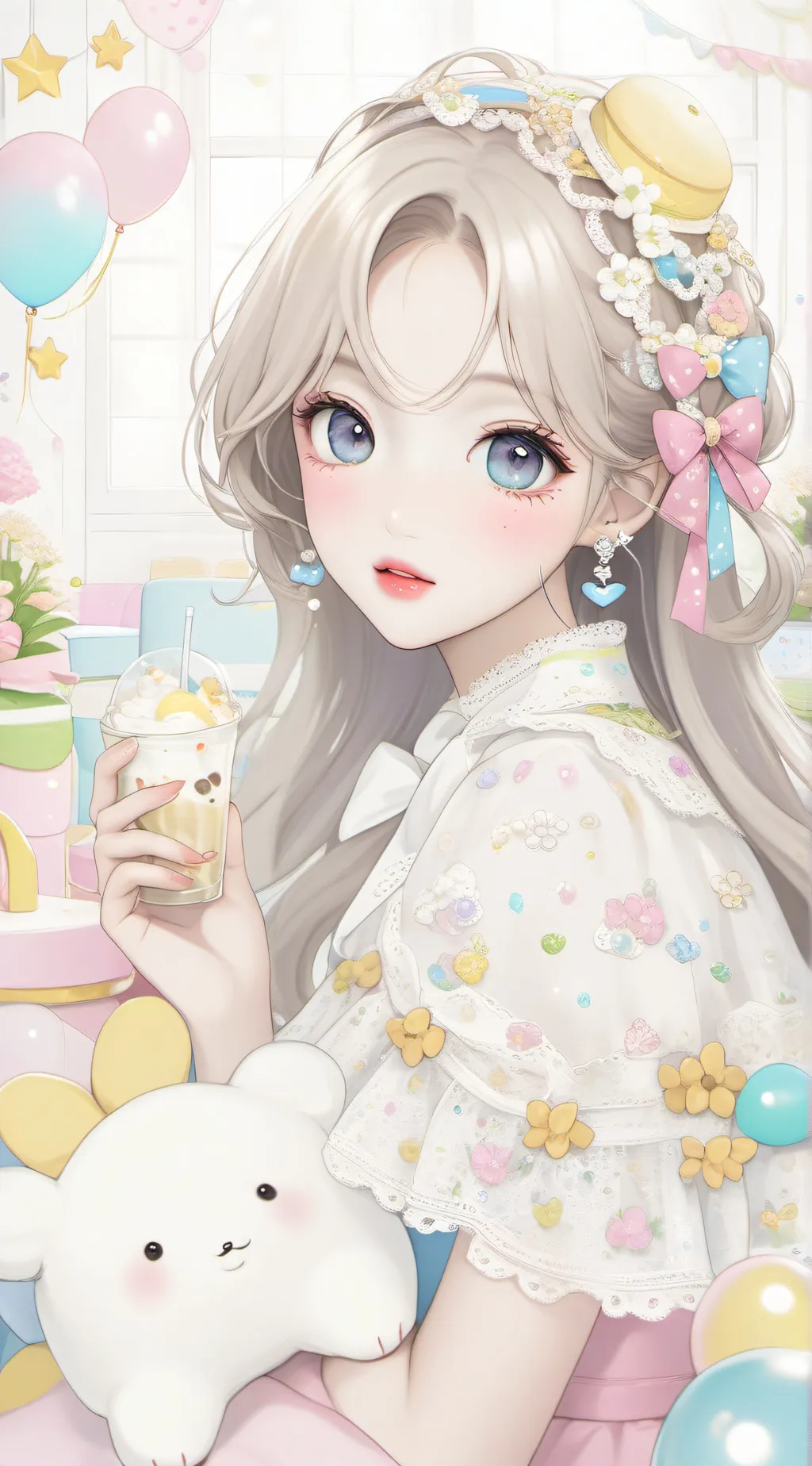 ai character: Newjeans background