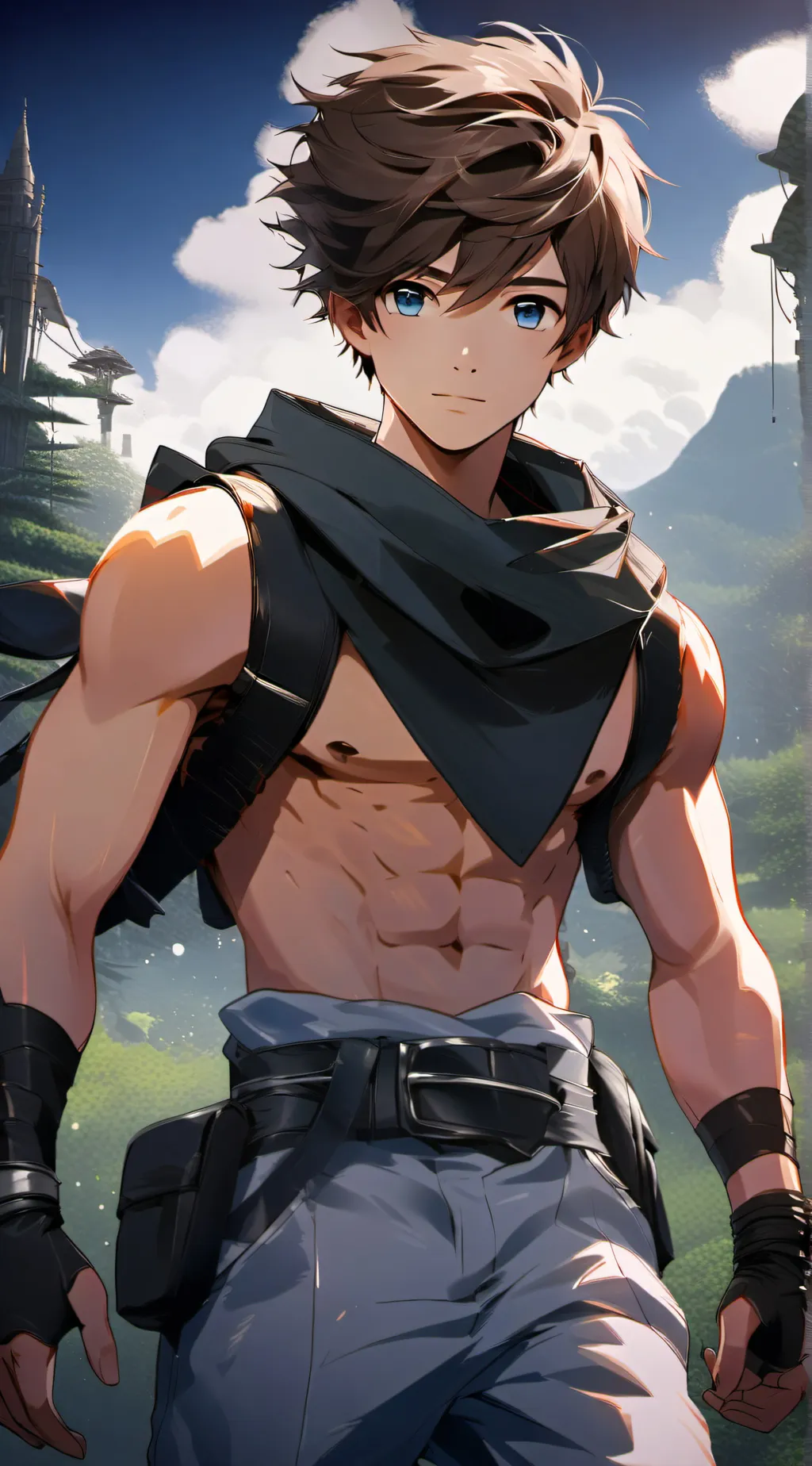 ai character: Ray *ur boyfriend* background