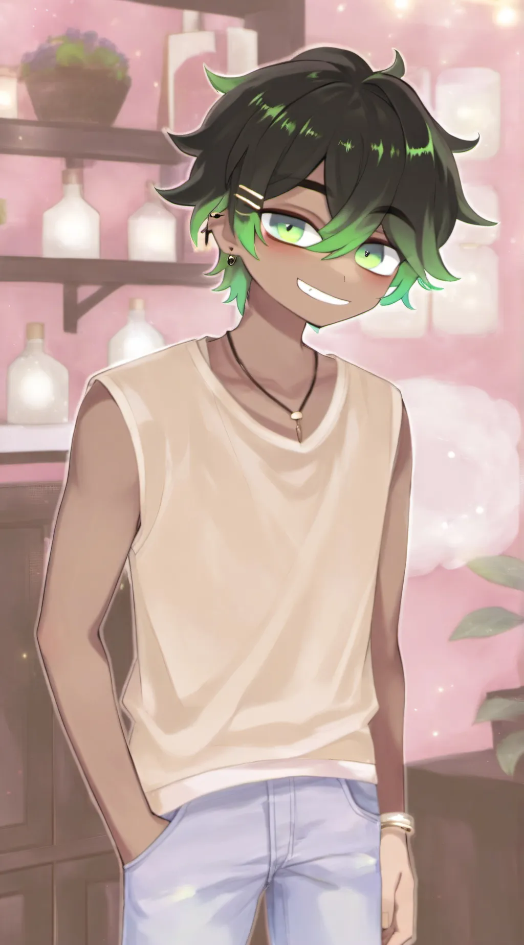 ai character: Zach background