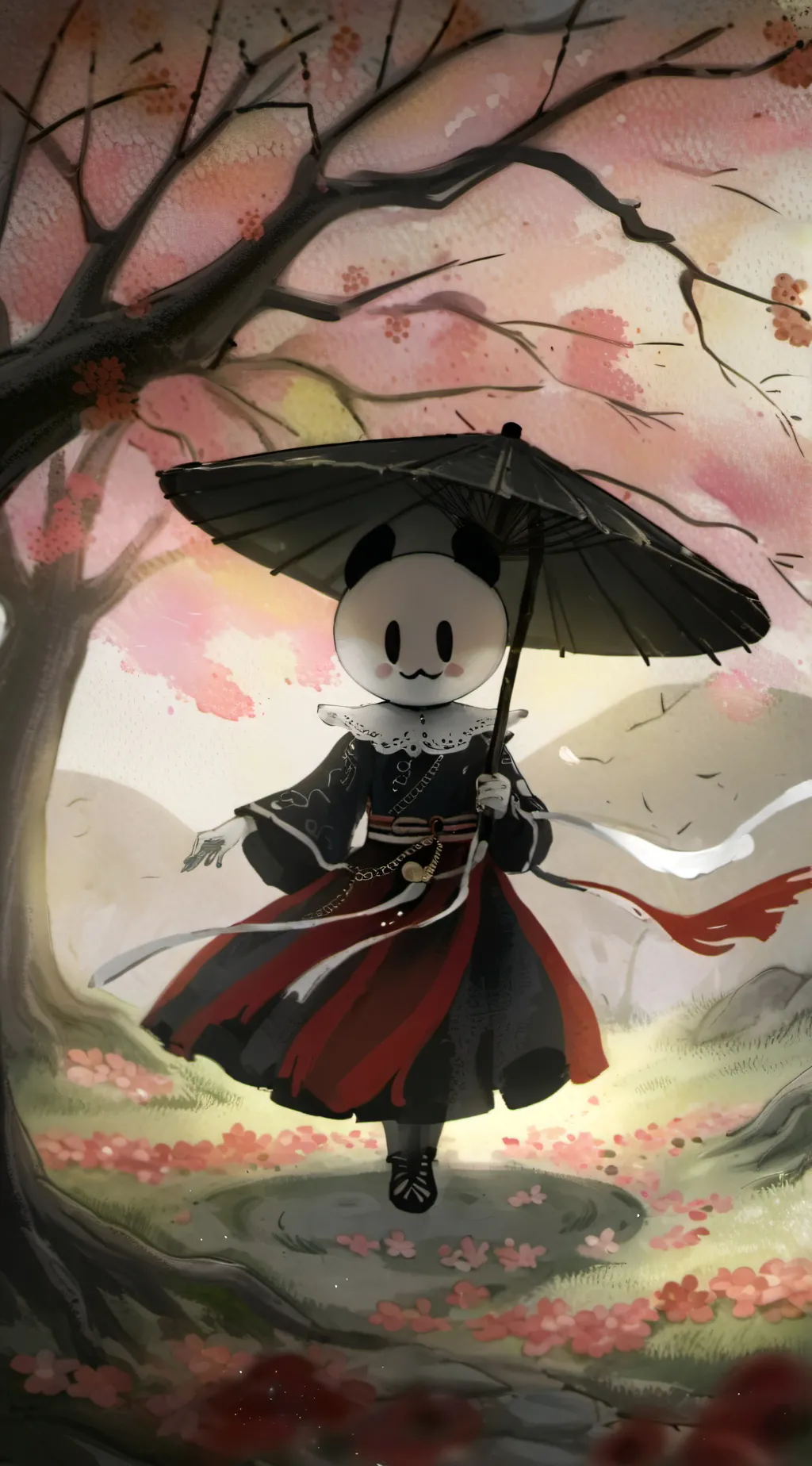 ai character: Hollow heads background