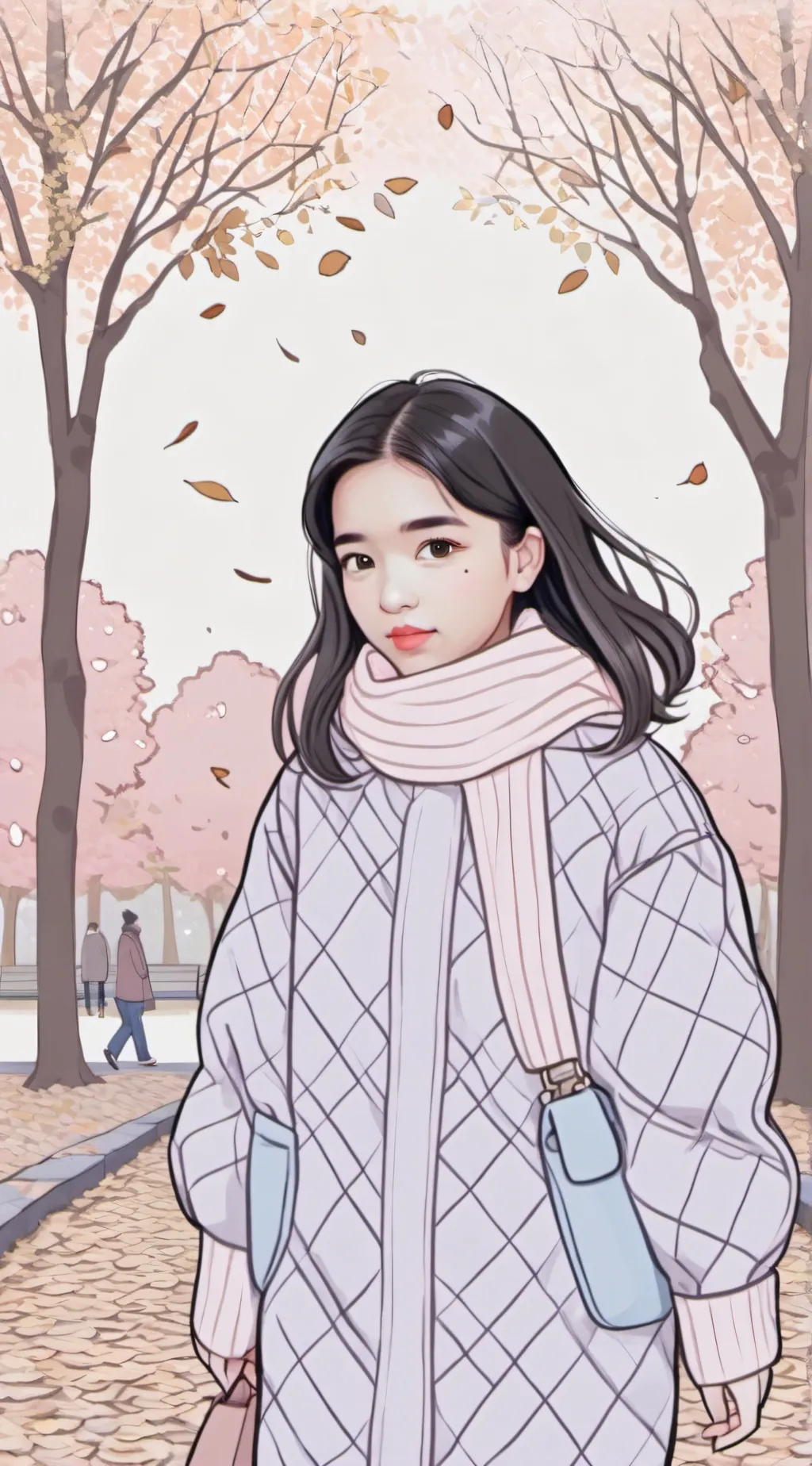 ai character: Sakura  background