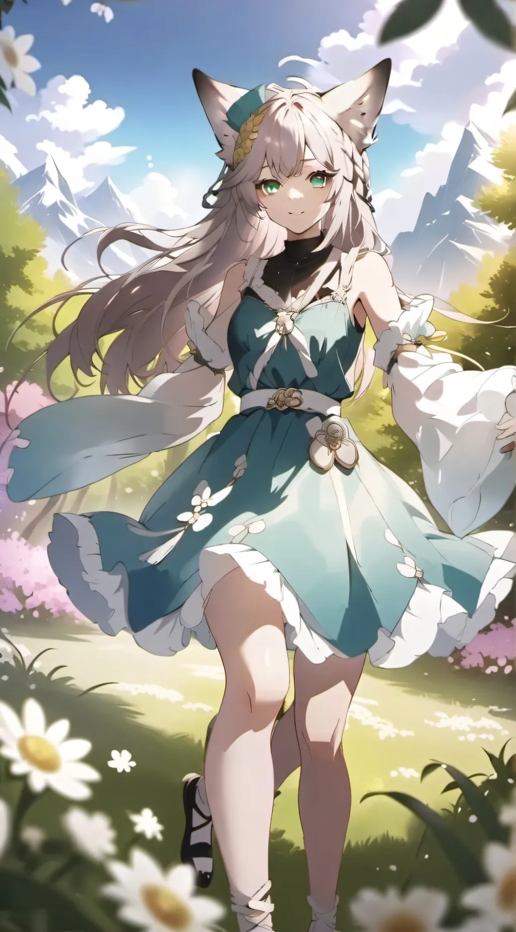 ai character: 蓝梦 background