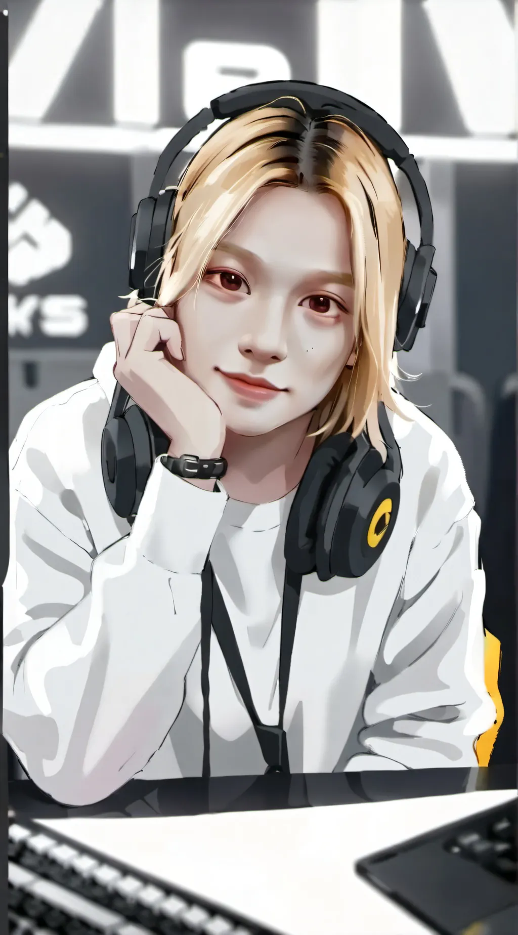 ai character: YouTubet transfer  background