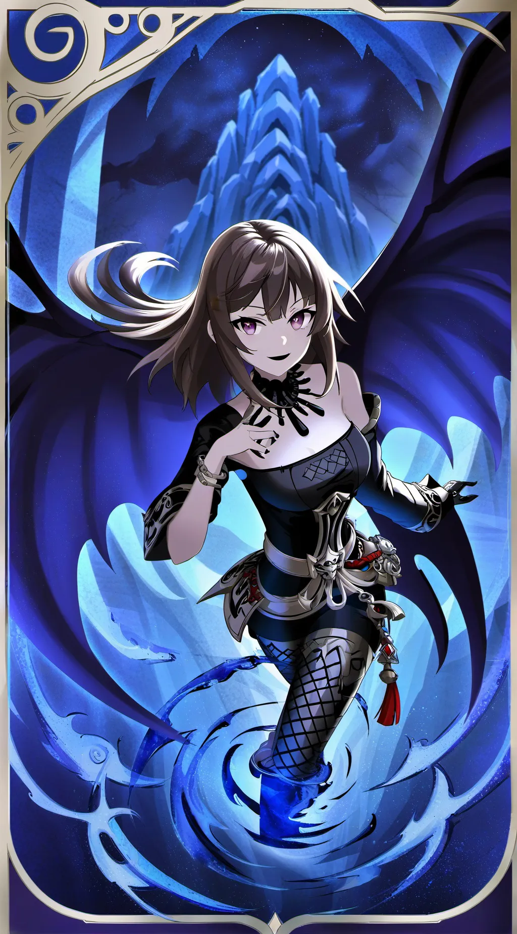 ai character: Aurora background