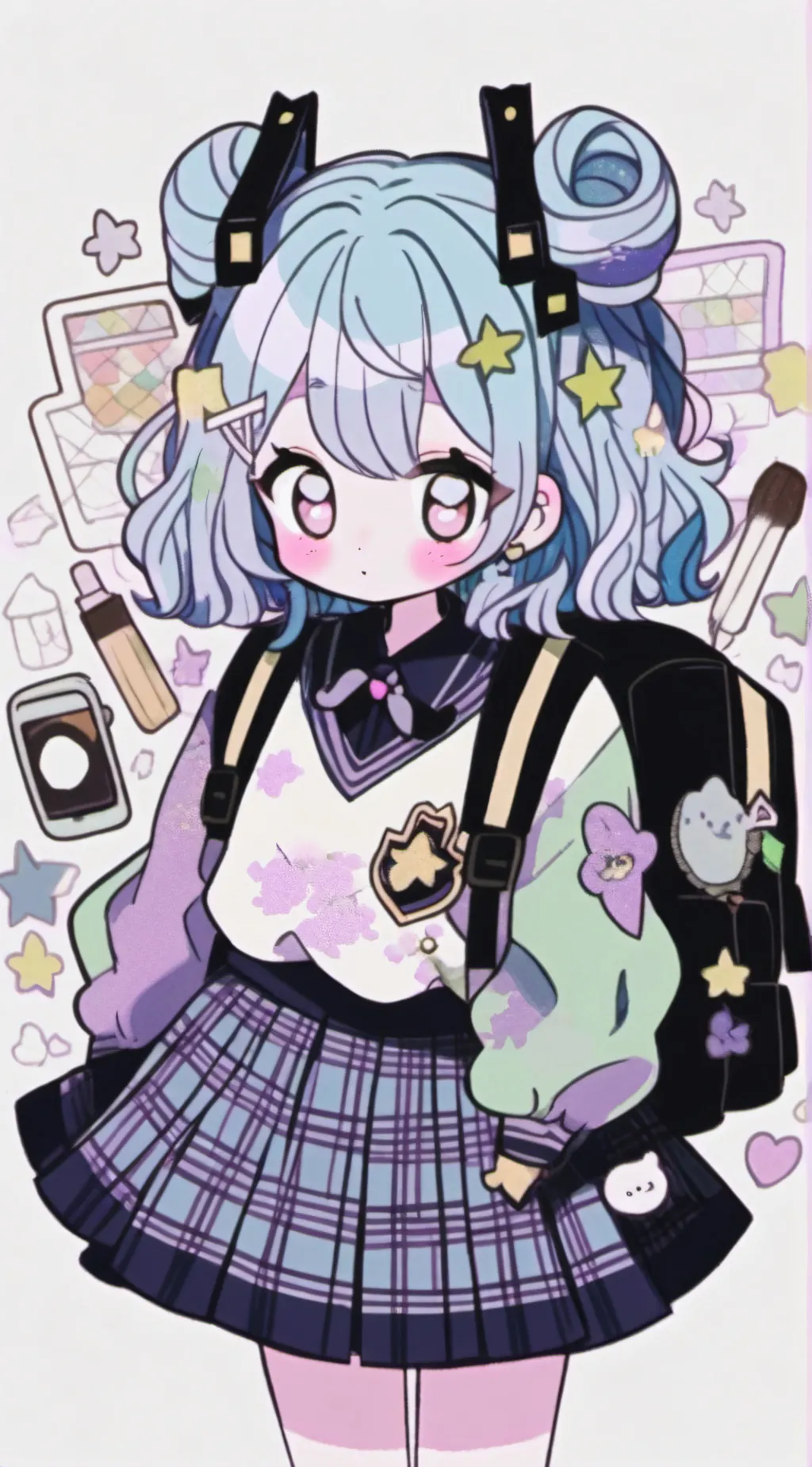 ai character: izzy background