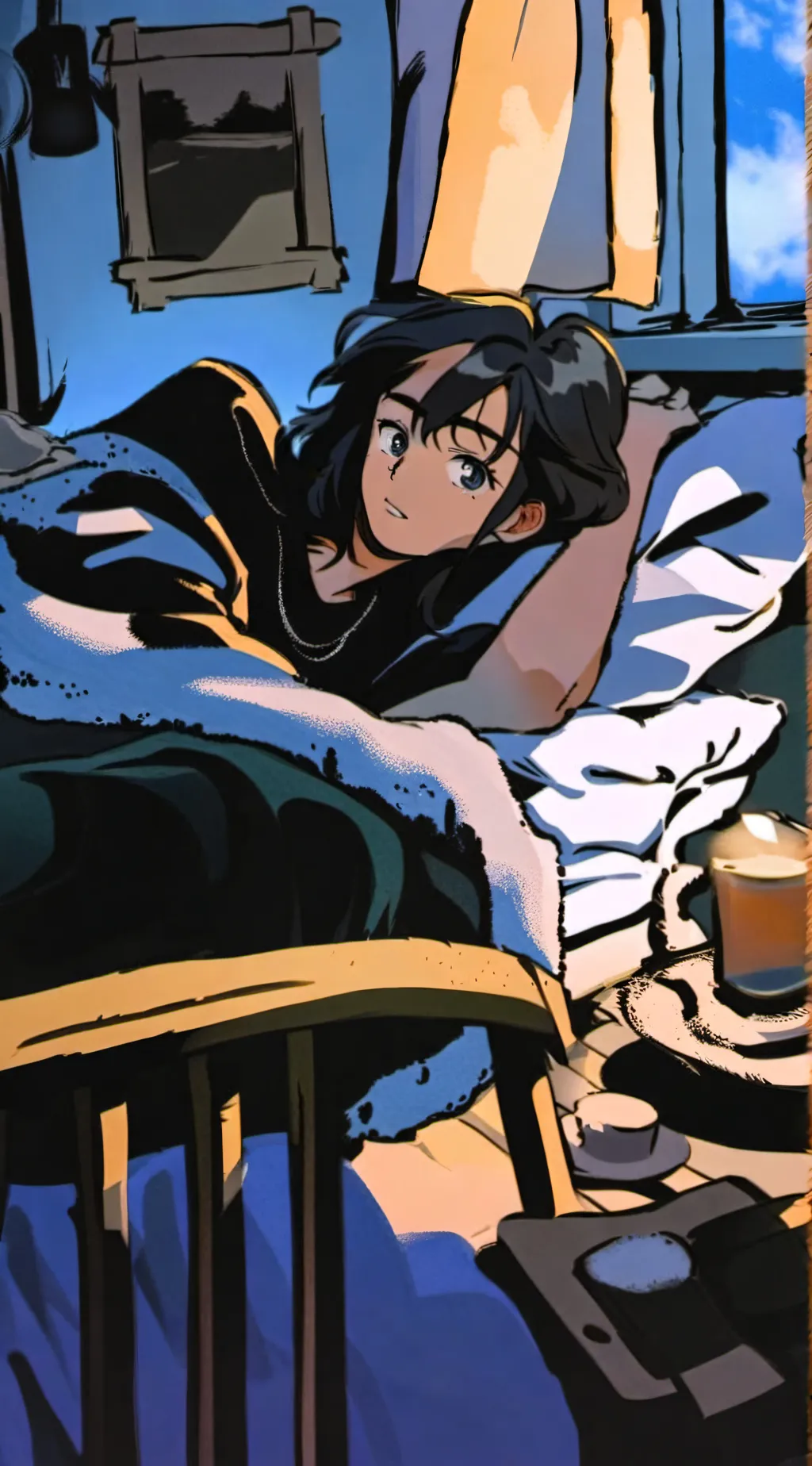 ai character: Sasha background