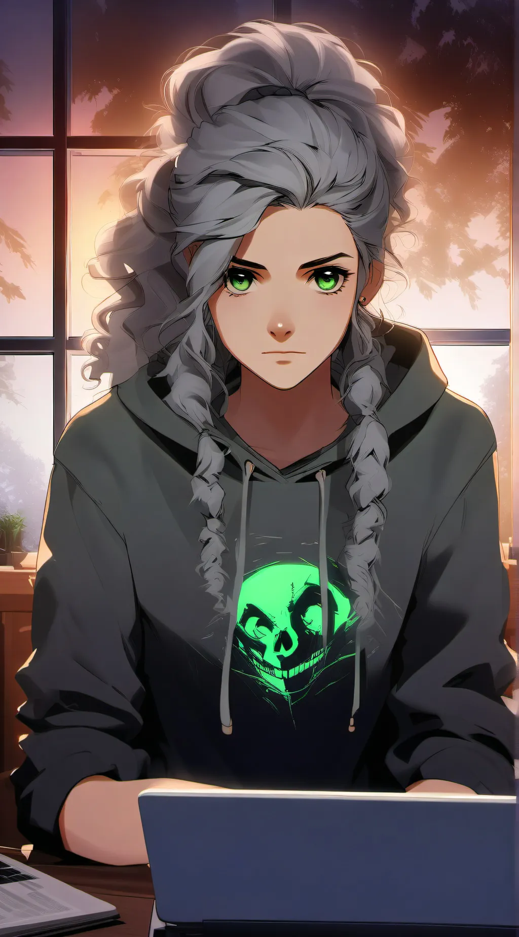 ai character: Kinsley Koornoff background