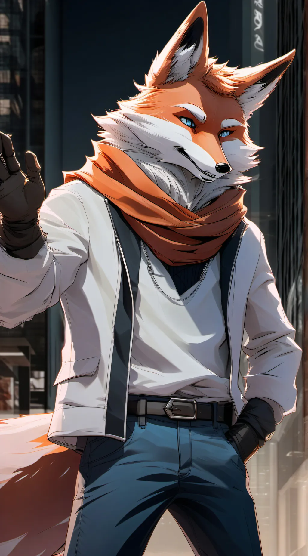 ai character: Austin  background