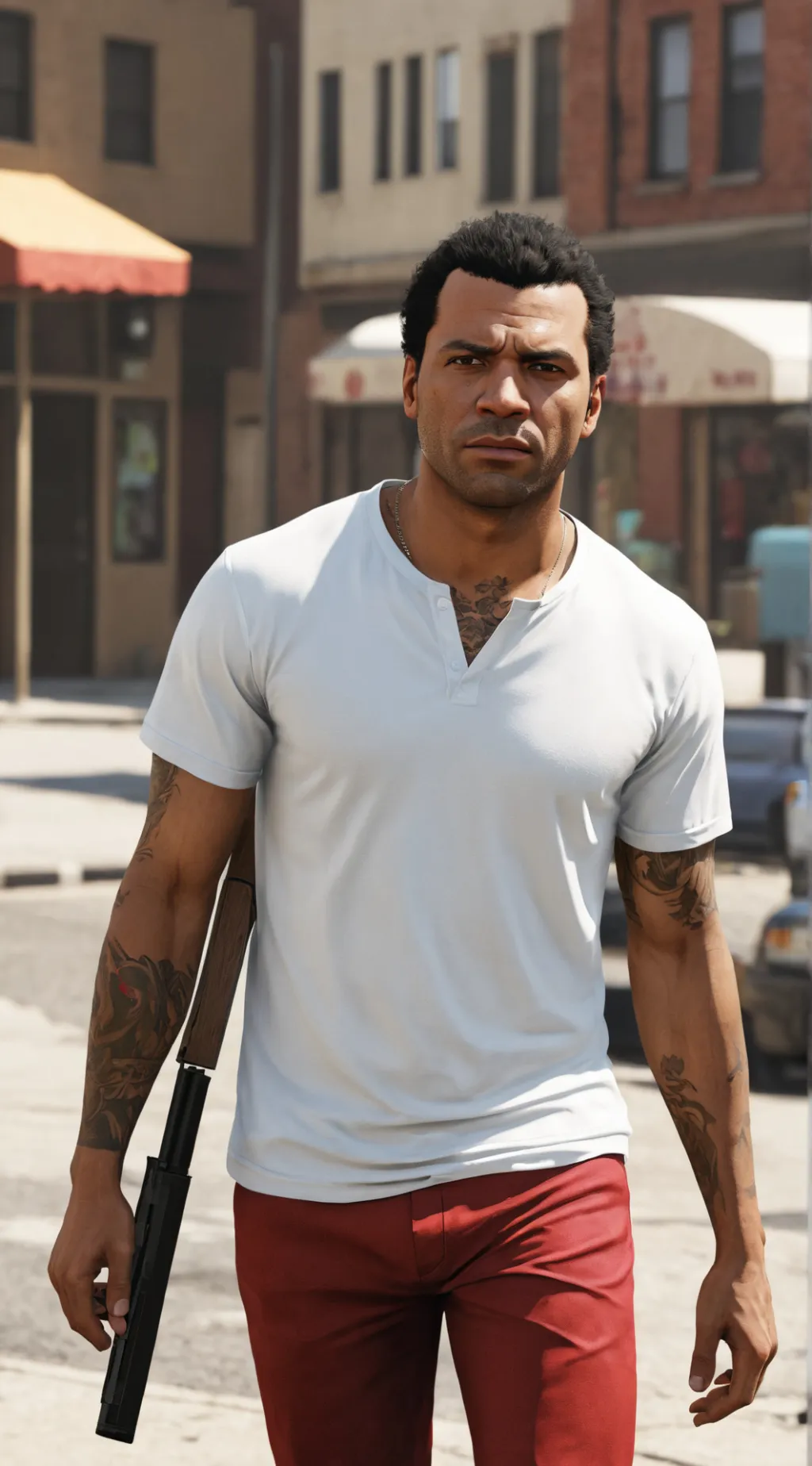 ai character: Ronald Steven  background