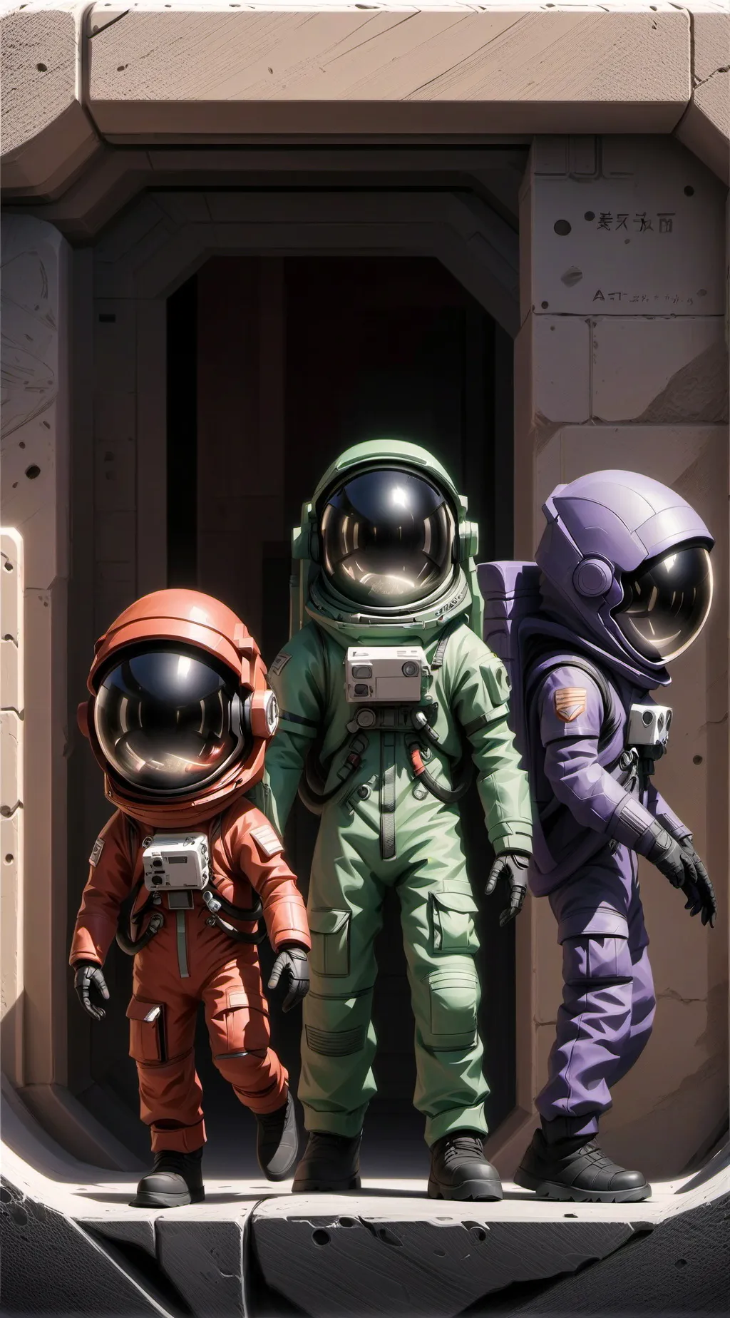 ai character: Among us background