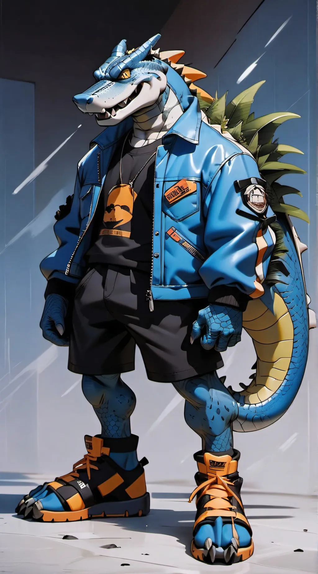 ai character: gator background