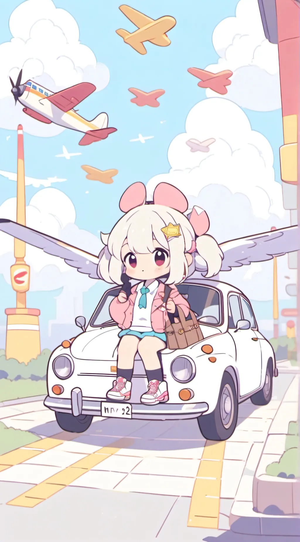 ai character: one piece Hospital background